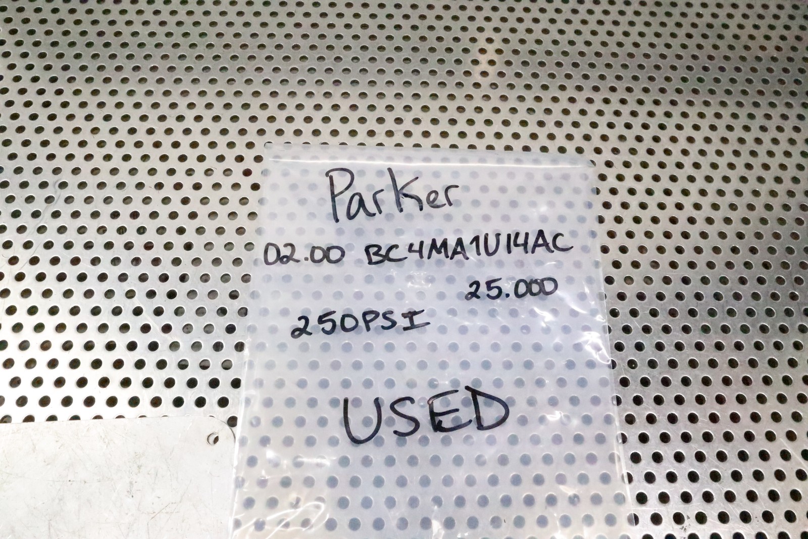 Parker 02.000 BC4MA1U14AC 25.000 Series 4MA Pneumatic Cylinder Used W/ Warranty