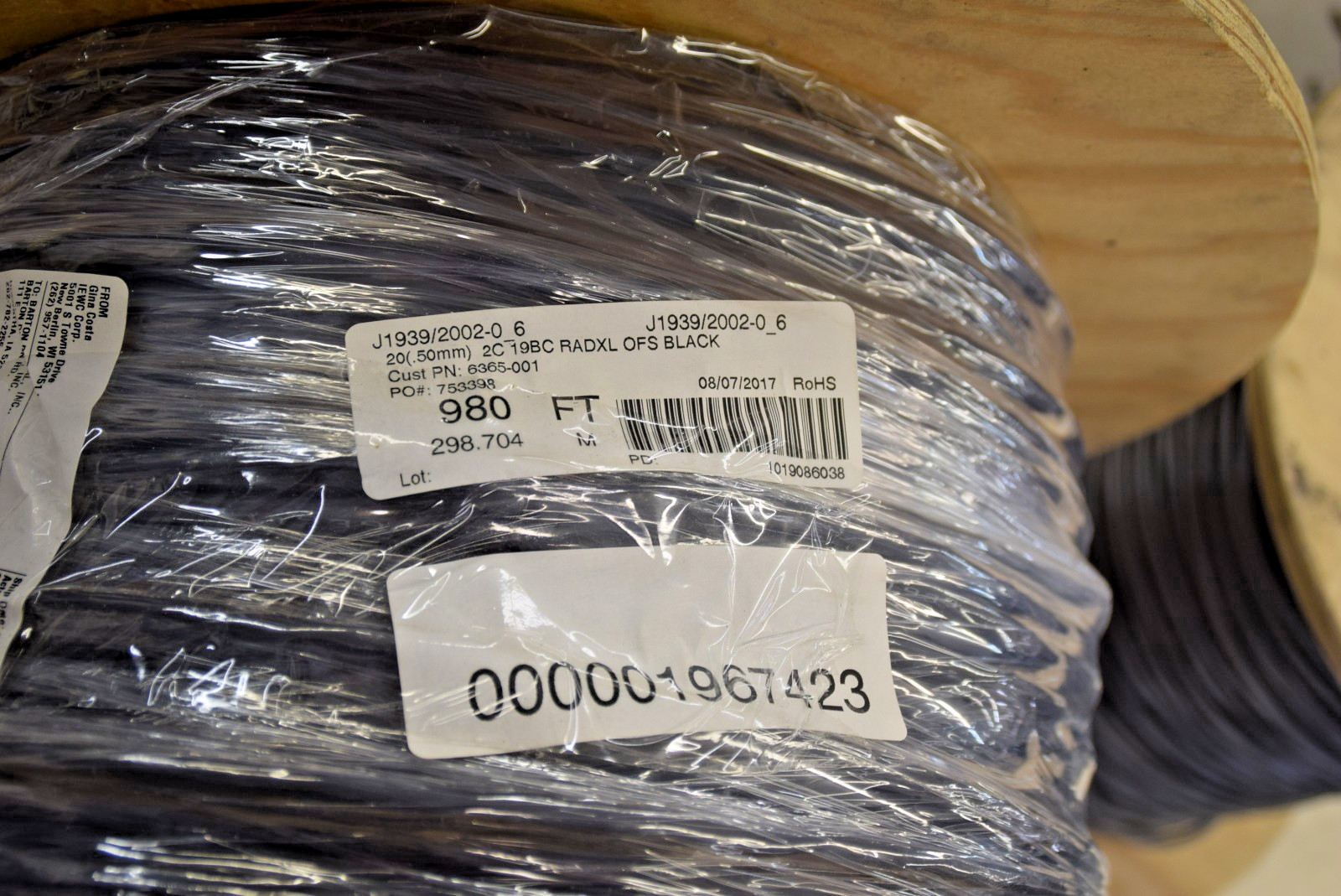 J1939 Exrad CANBUS Cable, 1-Pair STP Cable, Coil of 50 ft. FREE SHIP!