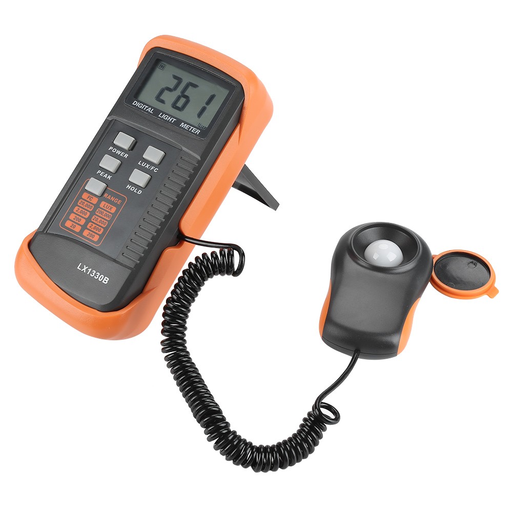 LX1330B Digital Luxmeter LCD Display Light Meter 0-200 000 Testing