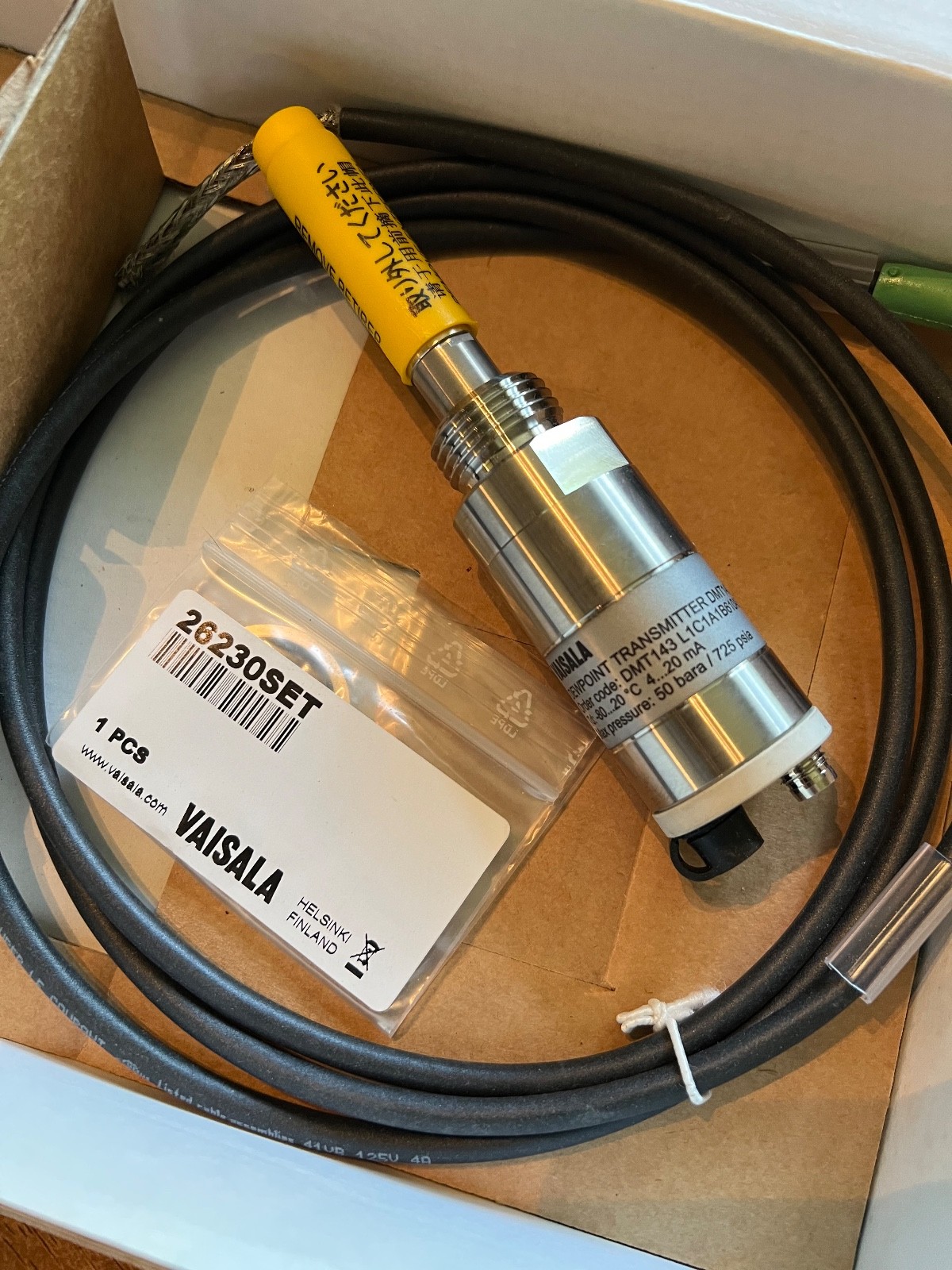 VAISALA DMT143 DMT143L1C1A1B610ASX Dew Point Sensor Transmitter SSR DMT-143L