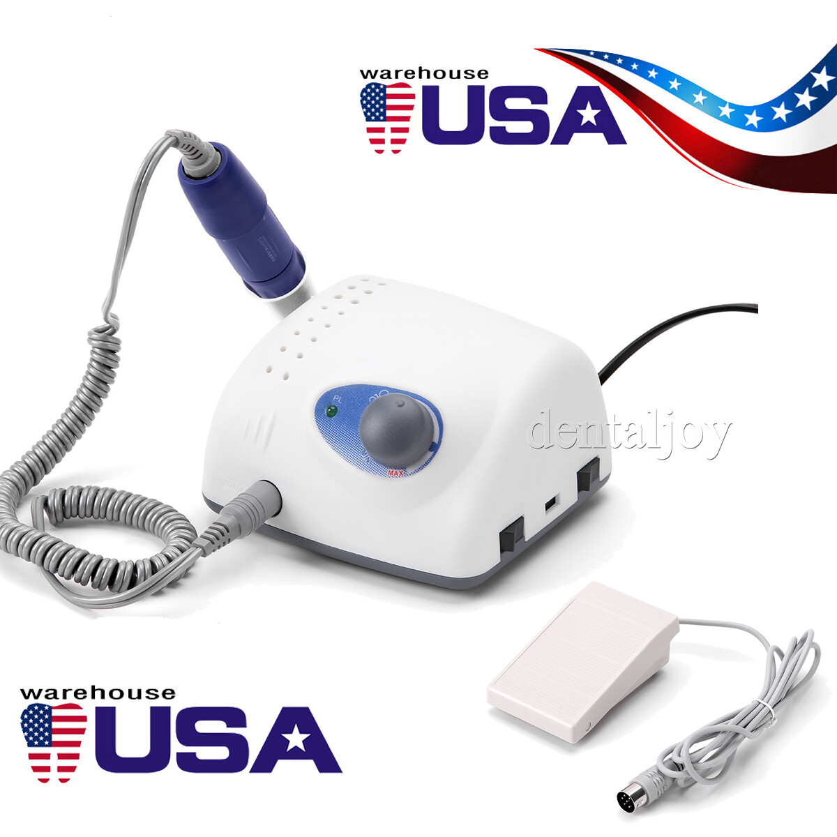 Dental Lab Marathon Electric Micromotor Polishing Unit +40K rpm Motor Handpiece