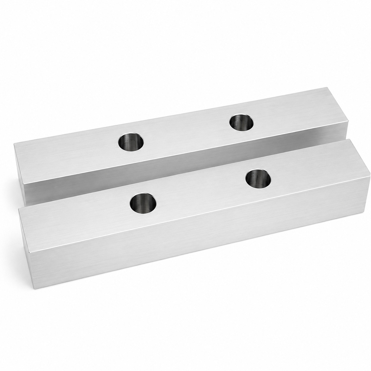 1 set 2x2x12 Aluminum Machined Soft Jaws for 6″ Kurt Vises (2 JAWS) 2 inch