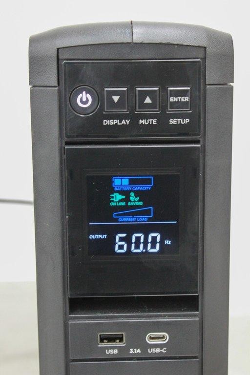 CyberPower CP1500PFCLCDa Battery Backup 120V 50/60Hz IT Equipment (3377836)
