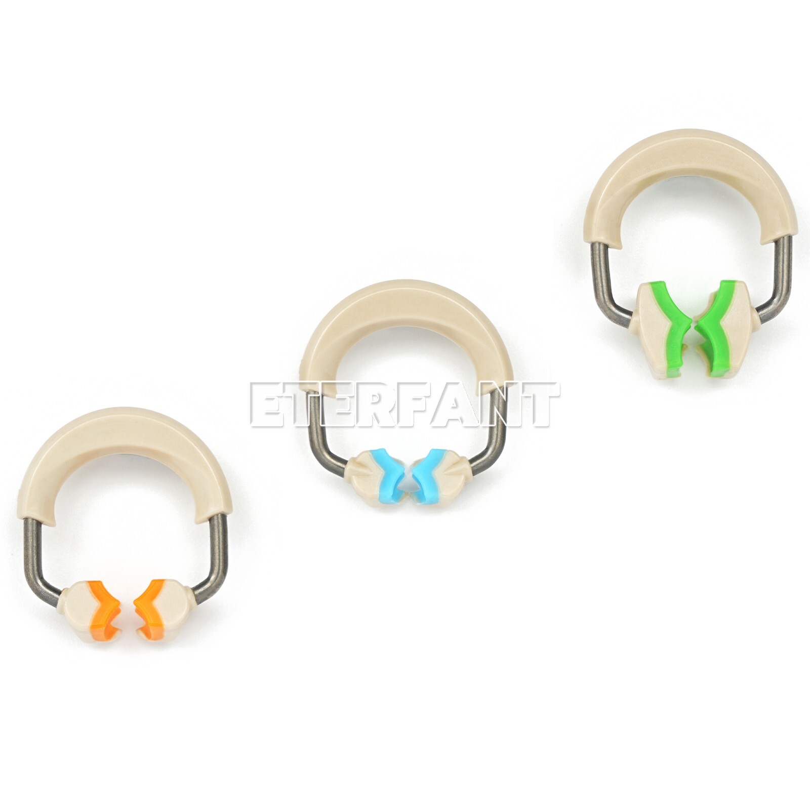 3D Separator Dental Matrix Bands Rings Clamp Clip Titanium Matrices Fit Garrison