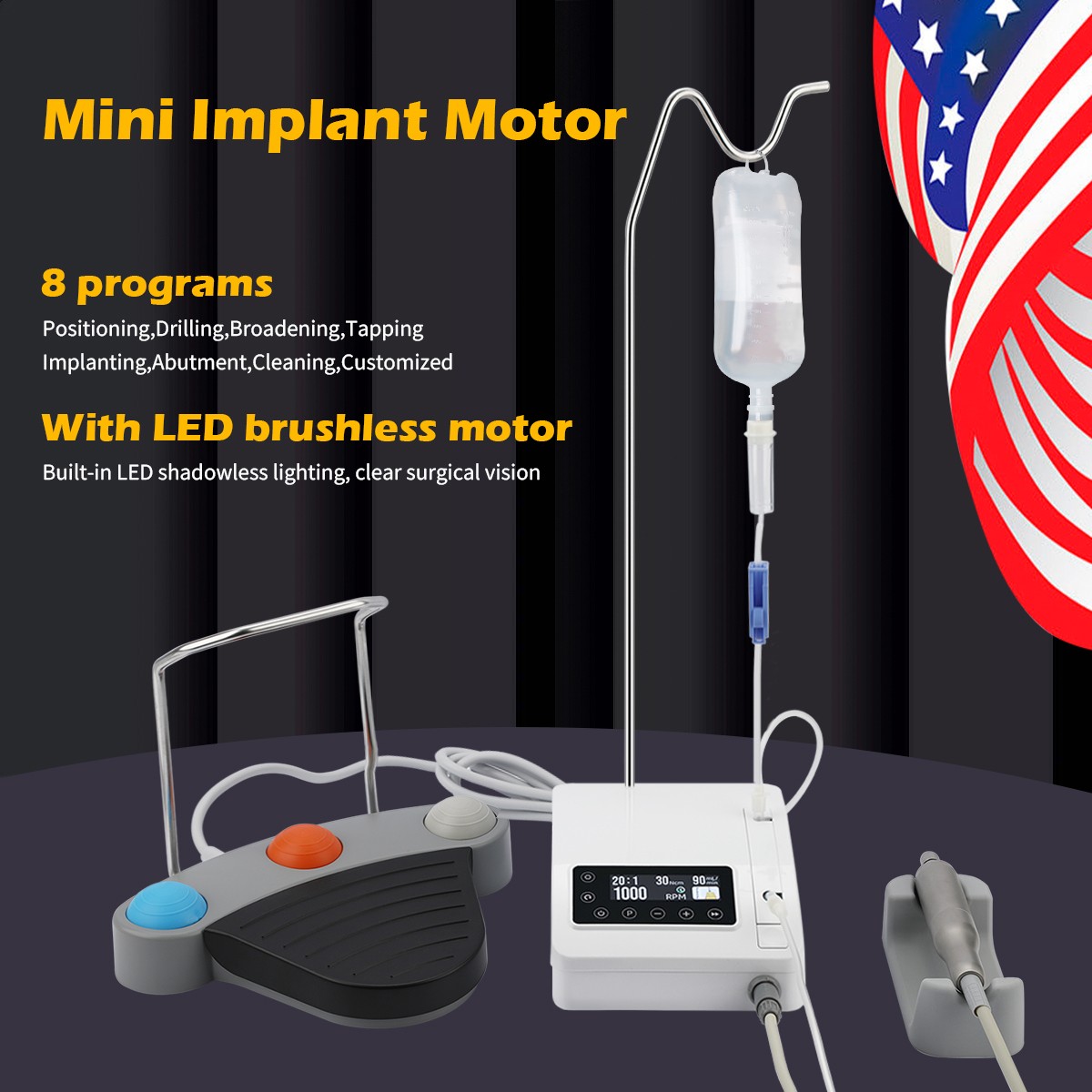 Dental Ultrasonic Scaler Handpiece Piezo HW-3H For Woodpecker/EMS