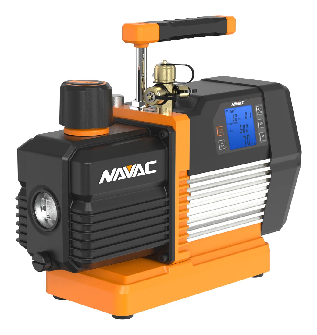NAVAC NP8DS Smart Vacuum Pump 8 CFM Dual Stage AC Motor HVAC Refrigeration Pump