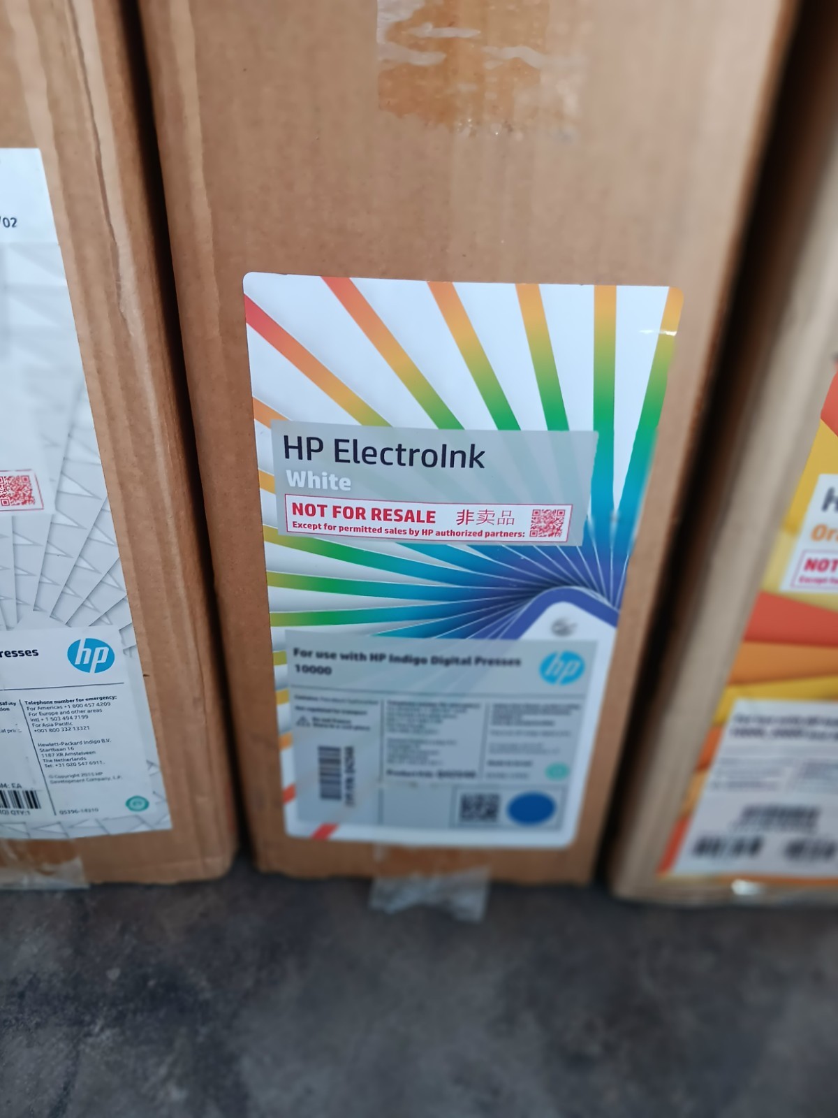 HP ElectroInk Q4274A Primer Ink for HP Indigo Digital Presses, Mixed Colors