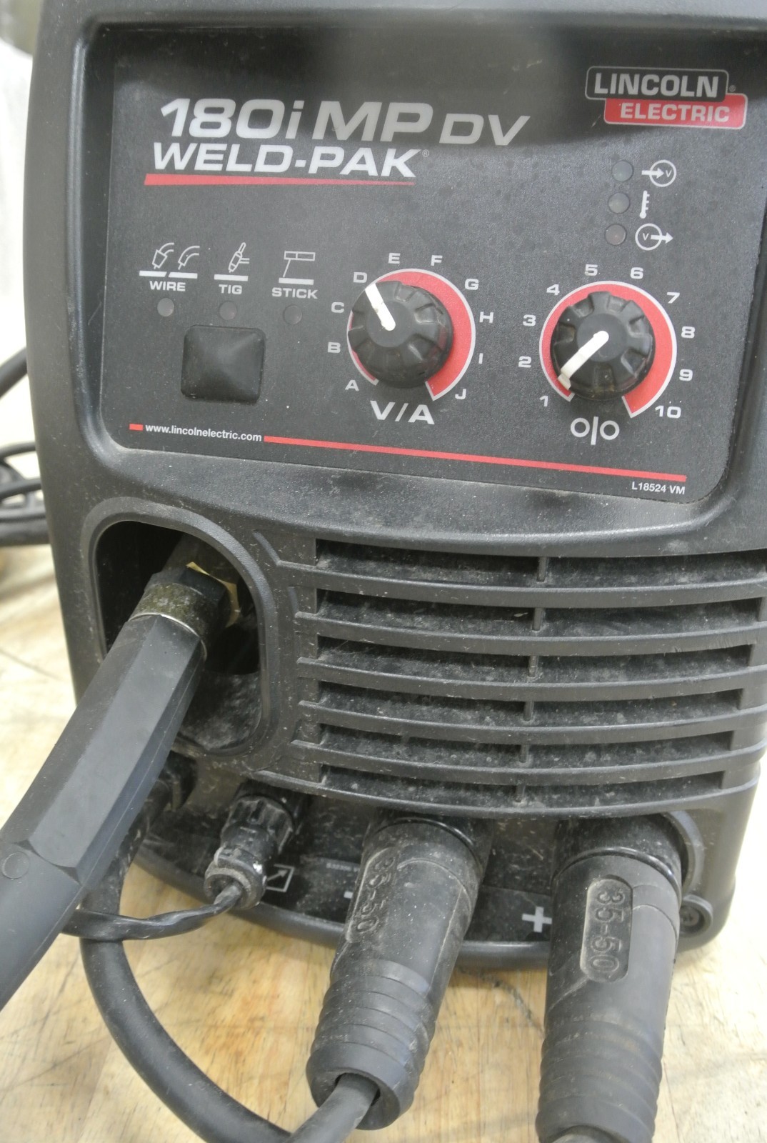 Lincoln Electric 180i MP DV Weld-Pak Mig/Flux-Cored – Stick – Tig
