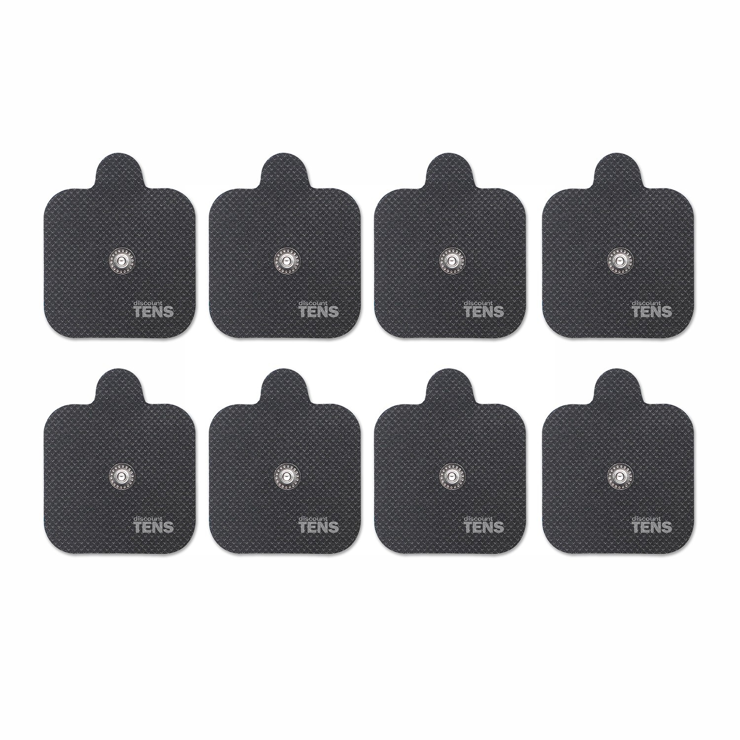 Compex Compatible TENS Electrodes – 8 2″x2″ Electrodes – Discount TENS Brand