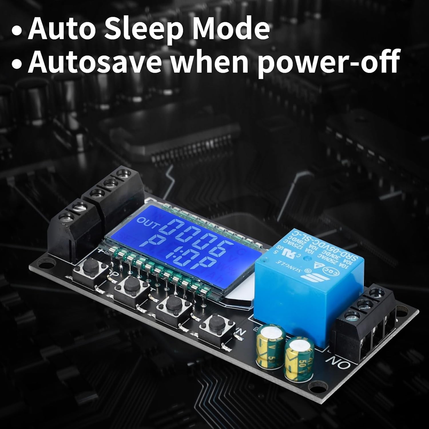 Versatile 2pcs Time Delay Relay Module DC 5V-30V with Custom Parameter Settings