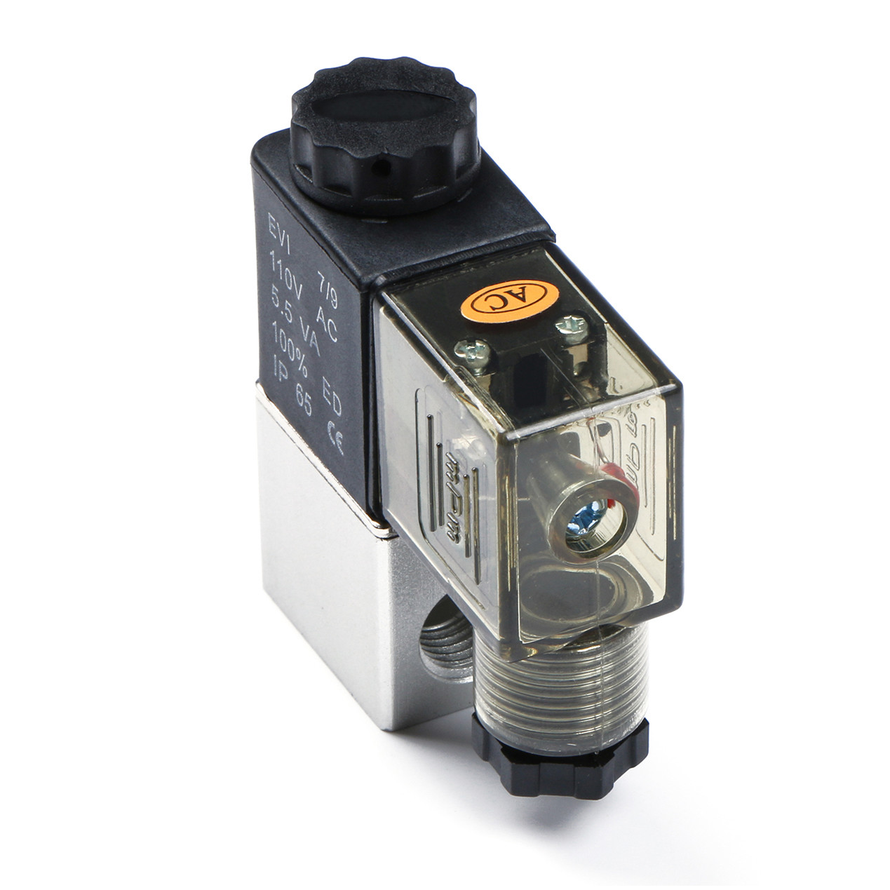 U.S. Solid 1/4″ Pneumatic Electric Solenoid Valve 2 Way 2 Position AC 110V, Air