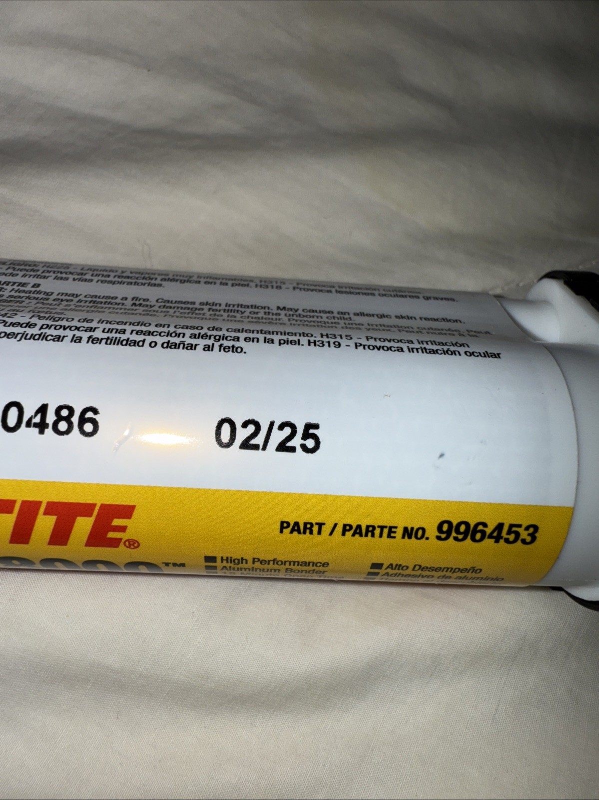 Loctite H8000 High Performance Adhesive 1.69 OZ Green EXP DATE 02/28/2025