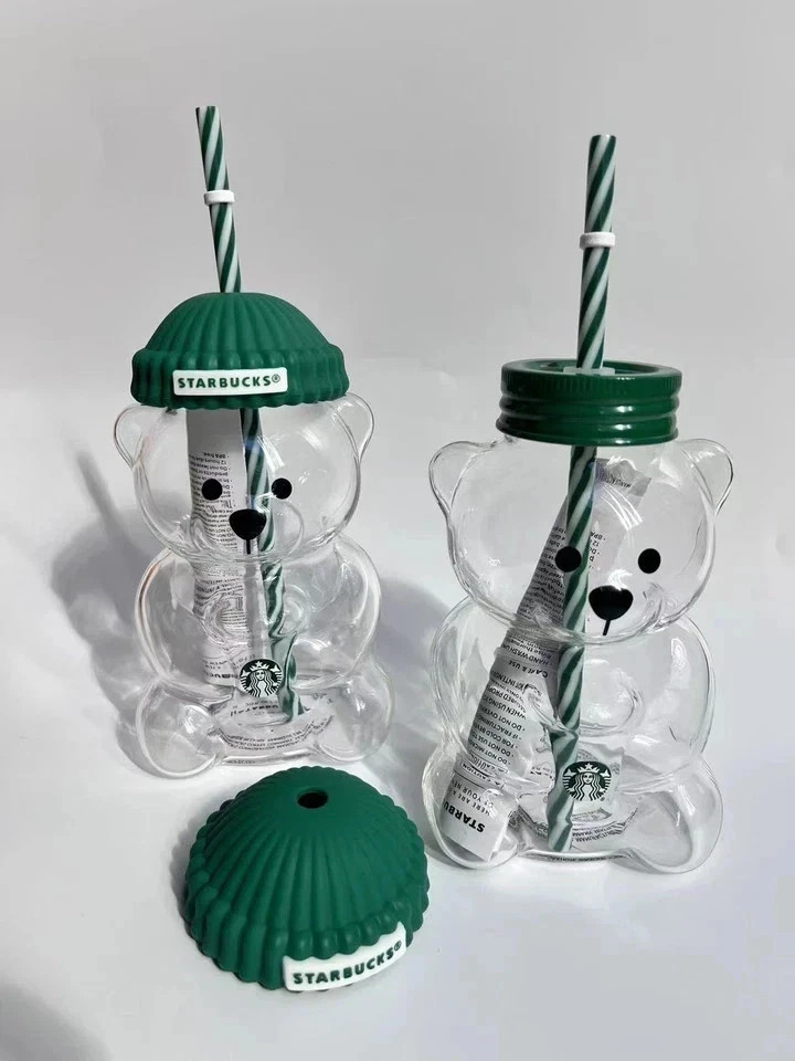 2025 plastic Starbucks Bearista Bear Cold Cup Holiday no log0