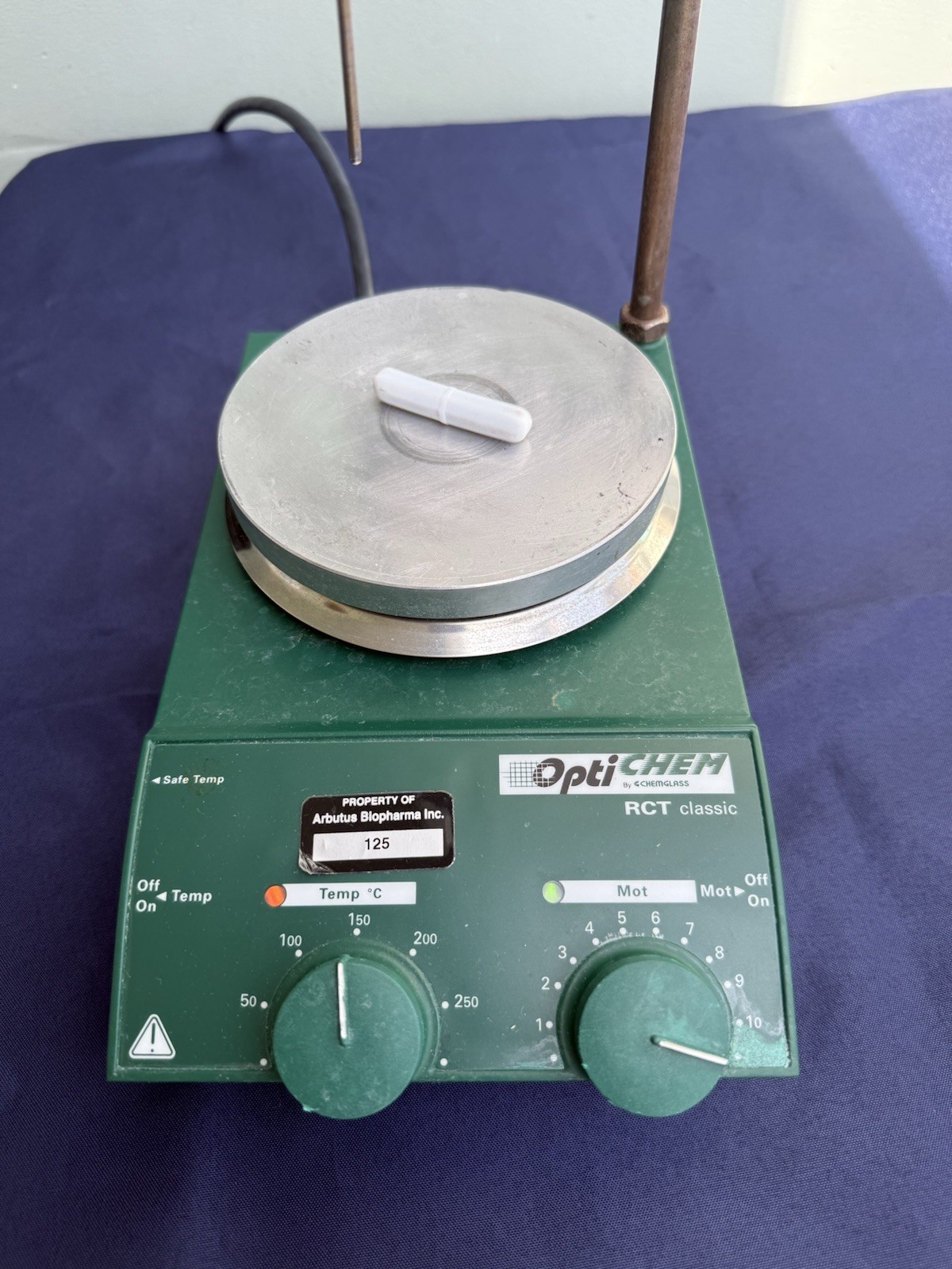 Chemglass Opti Chem RCT classic Hot Plate Stirrer. With Temp Probe GUARANTEED