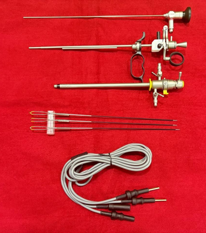 TURP Bipolar Resectoscope Set Large, 24 Fr. With Optics 4mm Best Quality Reusabl