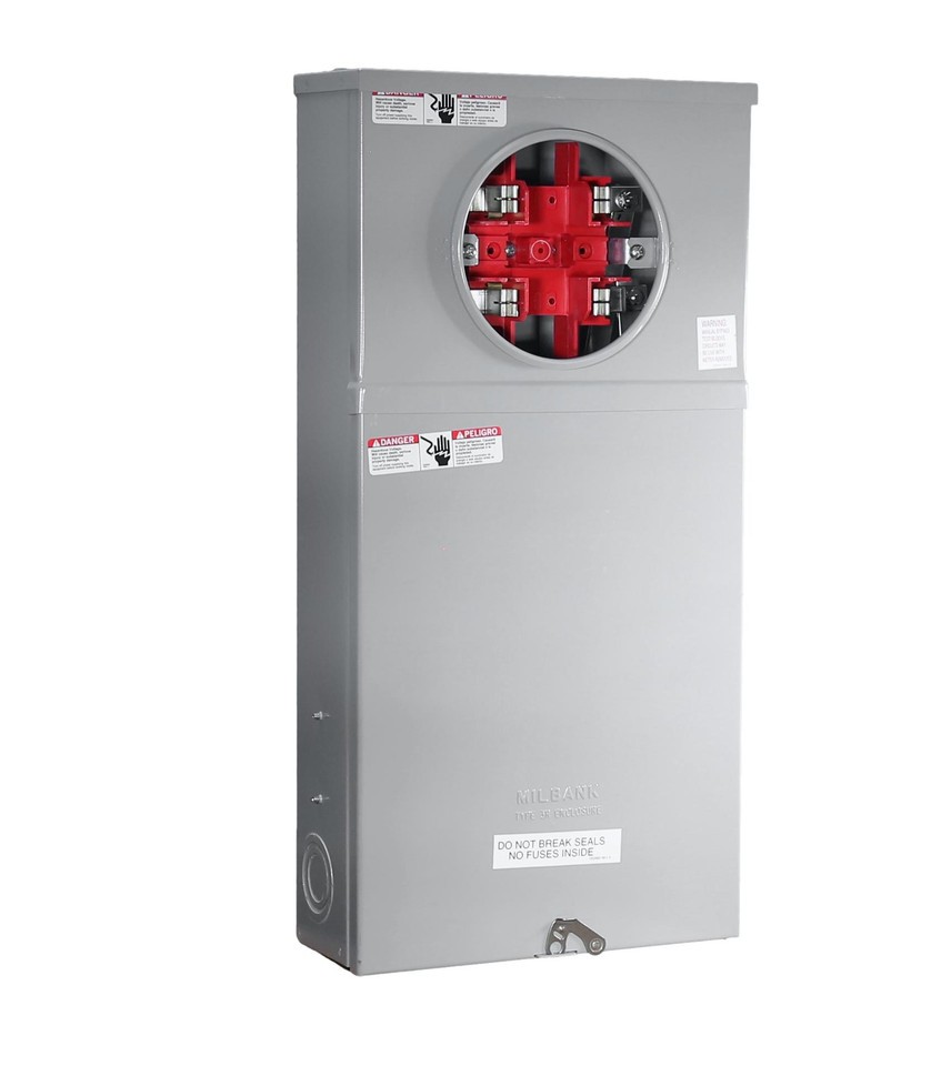 114-TB Milbank Single Phase Ring Type, 100A Meter Service