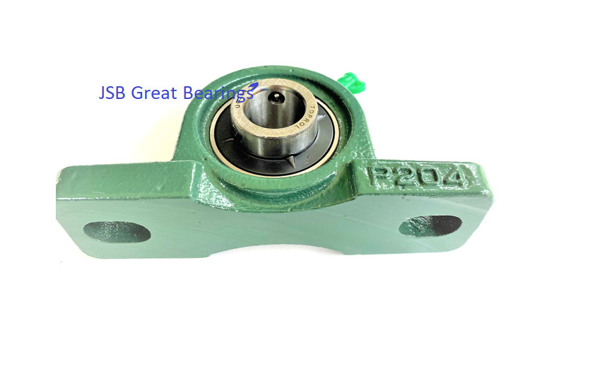 (Qty.4) UCP204-12 Solid Based Pillow Block Bearing Double Seal 3/4 ID 2-Bolt UCP