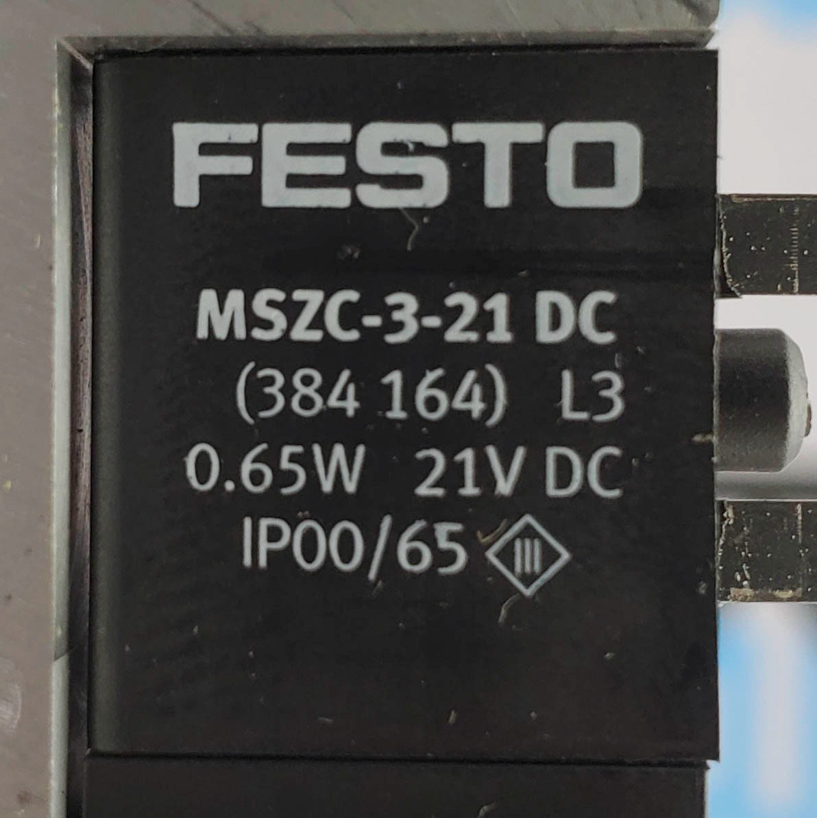Festo CPV14-M1H-2X3-OLS-1/8 Solenoid Valve 21VDC 0.65W IP00/65