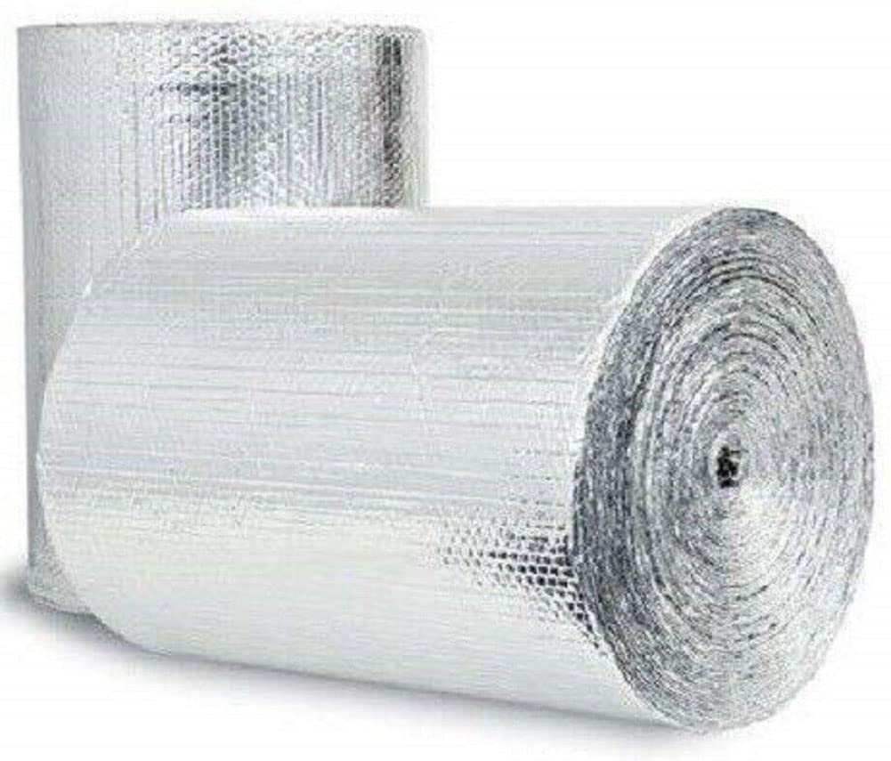 US Energy Products Reflective Foil Insulation Spiral Duct Pipe Wrap Double…