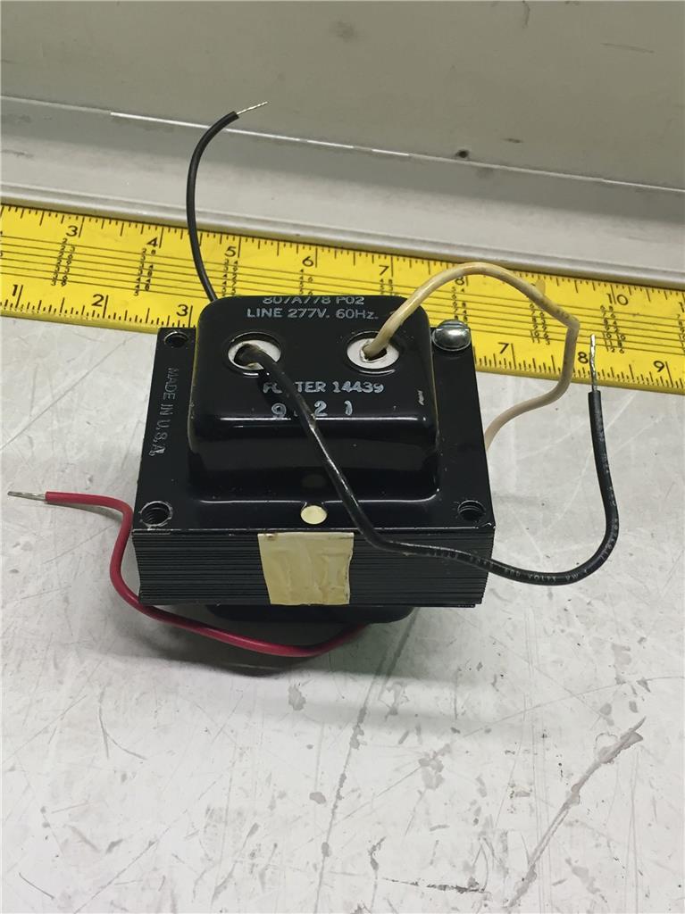 Foster 14439 9221 Transformer 277V 60Hz