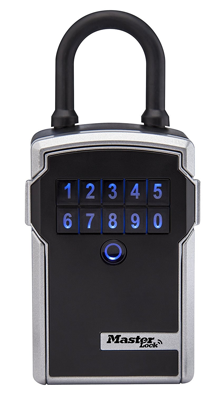 Master Lock 5440D Lock Box, Bluetooth Portable Key Safe, 3-1/4 in. Wide