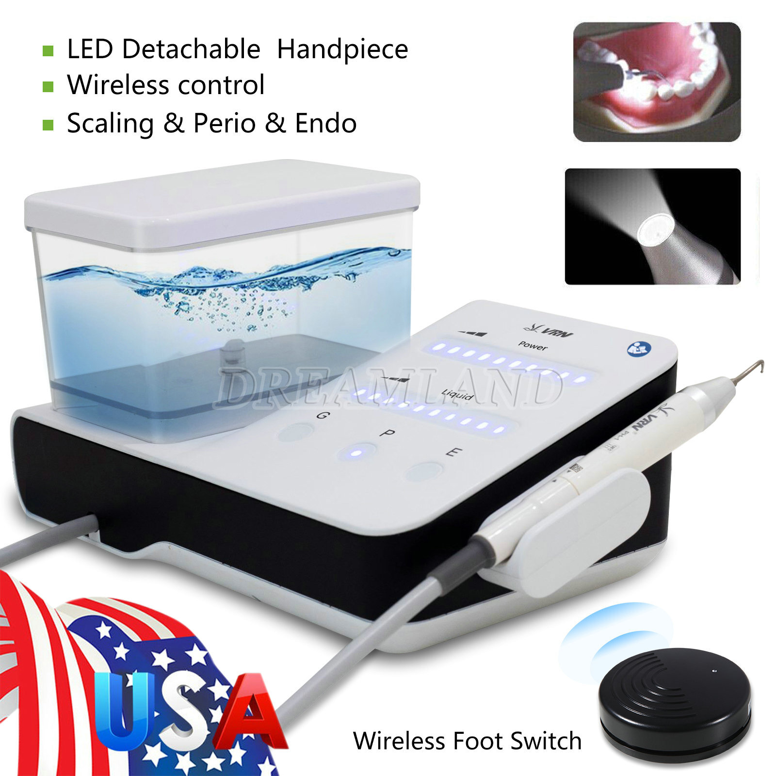 Ultrasonic Dental Scaler + Accessories