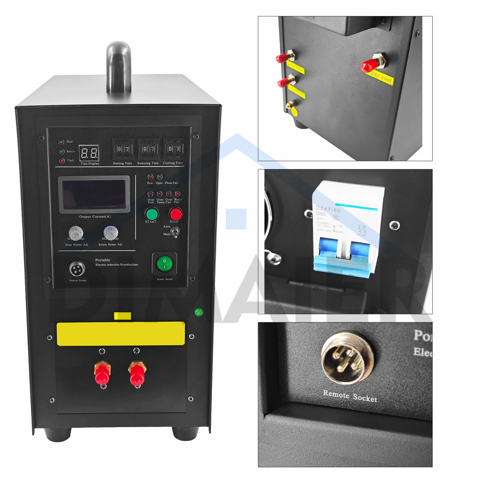 15KW High Frequency Induction Heating Machine Melting Furnace Induction Heater