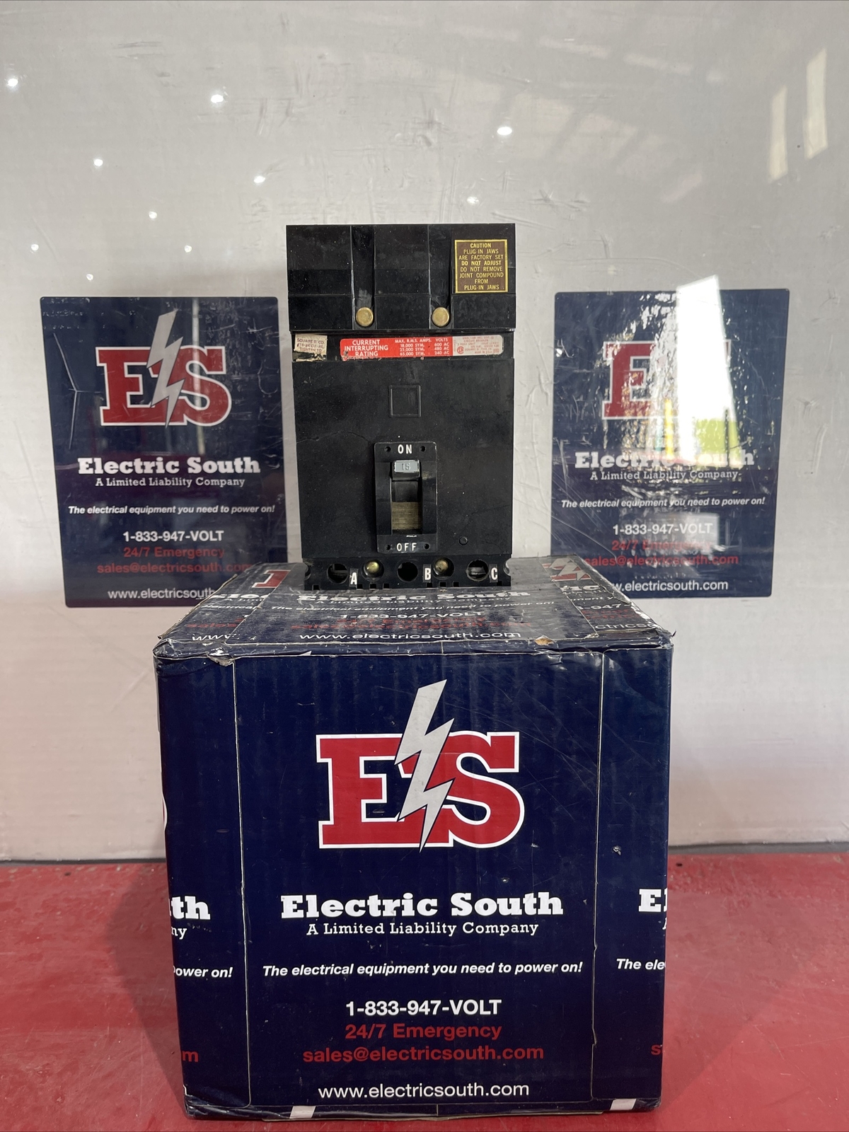 Square D FH36015 Circuit Breaker 15 Amp 600V 3 Pole
