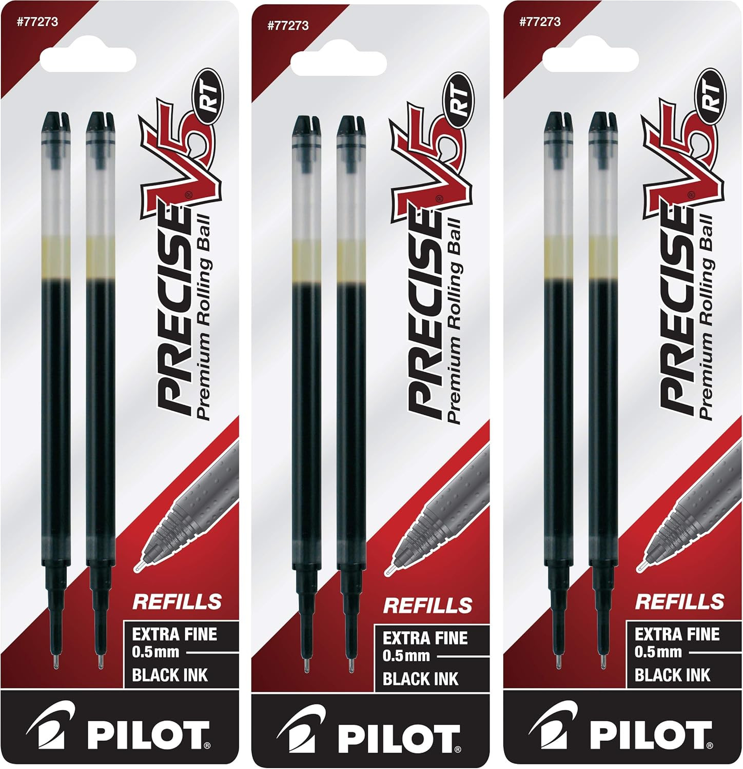 PILOT Precise V5 RT Liquid Ink Refill For Retractable Pens, Extra Fine Point