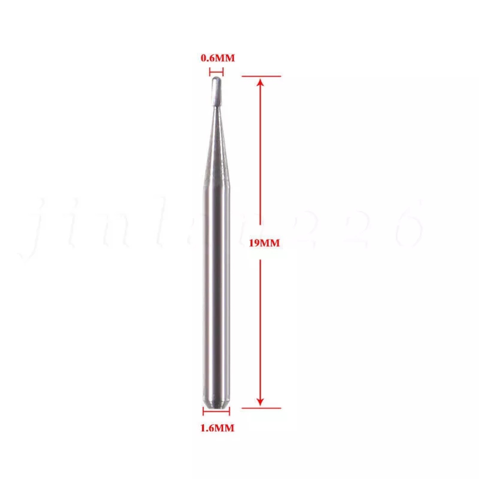 Dental Carbide Burs FG-329 Pear Burs for High Speed Handpiece 19mm 10pcs USA