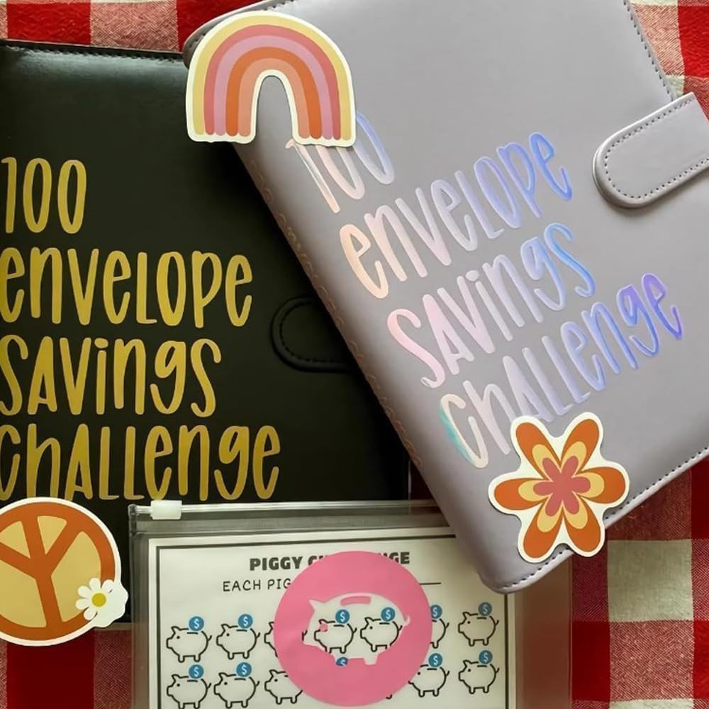 100 Envelope Challenge Binder – Envelope Savings Challenge -Envelope Challenge B