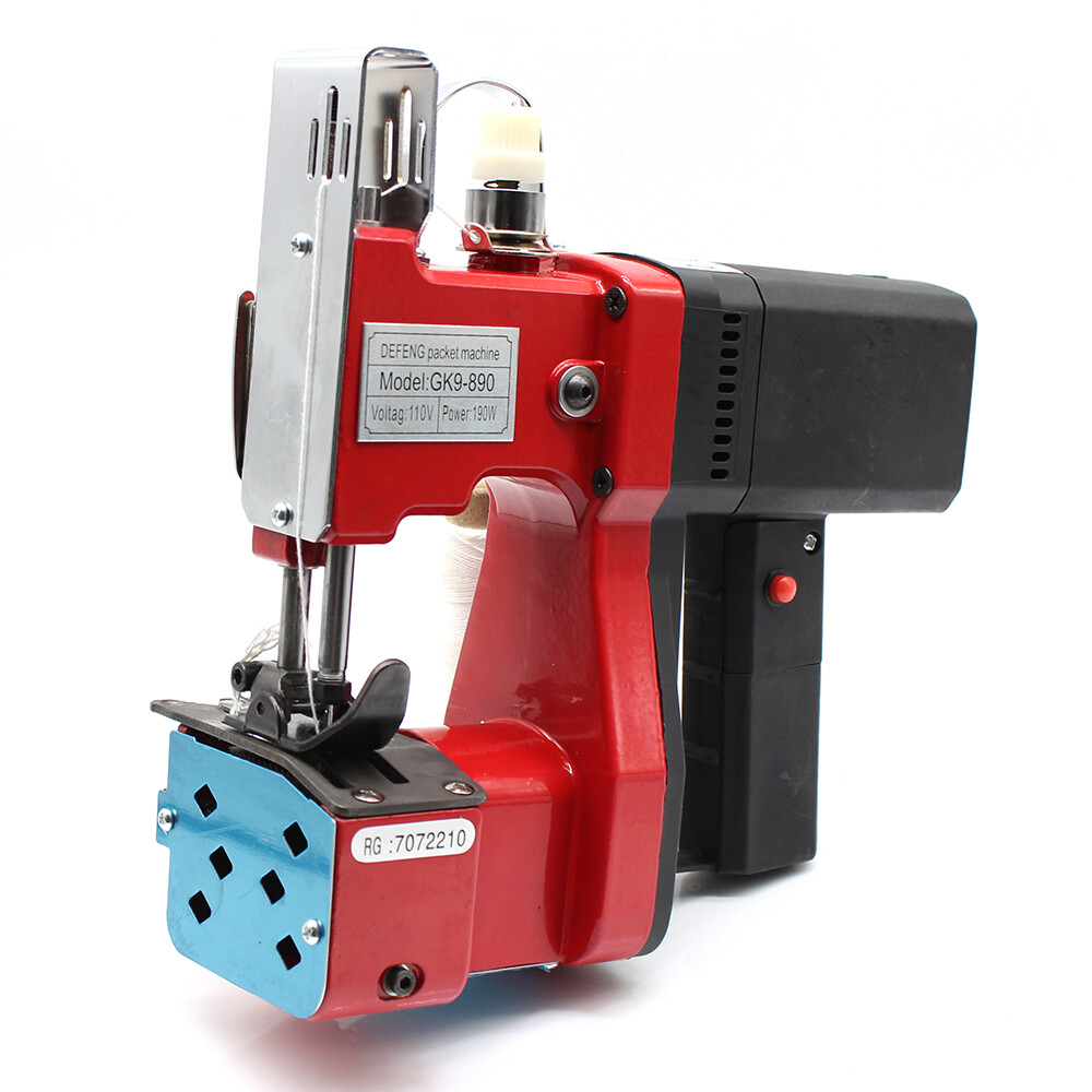 Portable Electric Bag Sewing Machine Stitching Sack Closer Seal Machine 110V