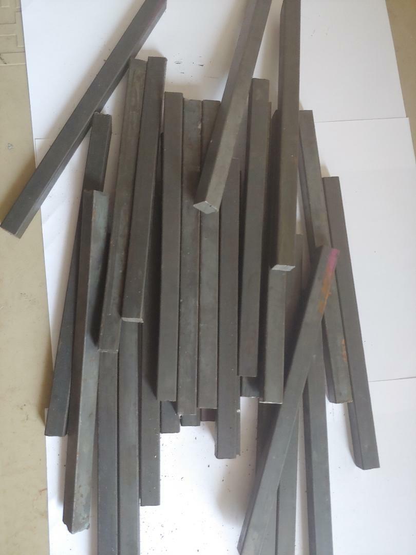 5+LBS Blacksmith welding mild steel stock Anvil iron 1/2″ solid square bar 7″-8″