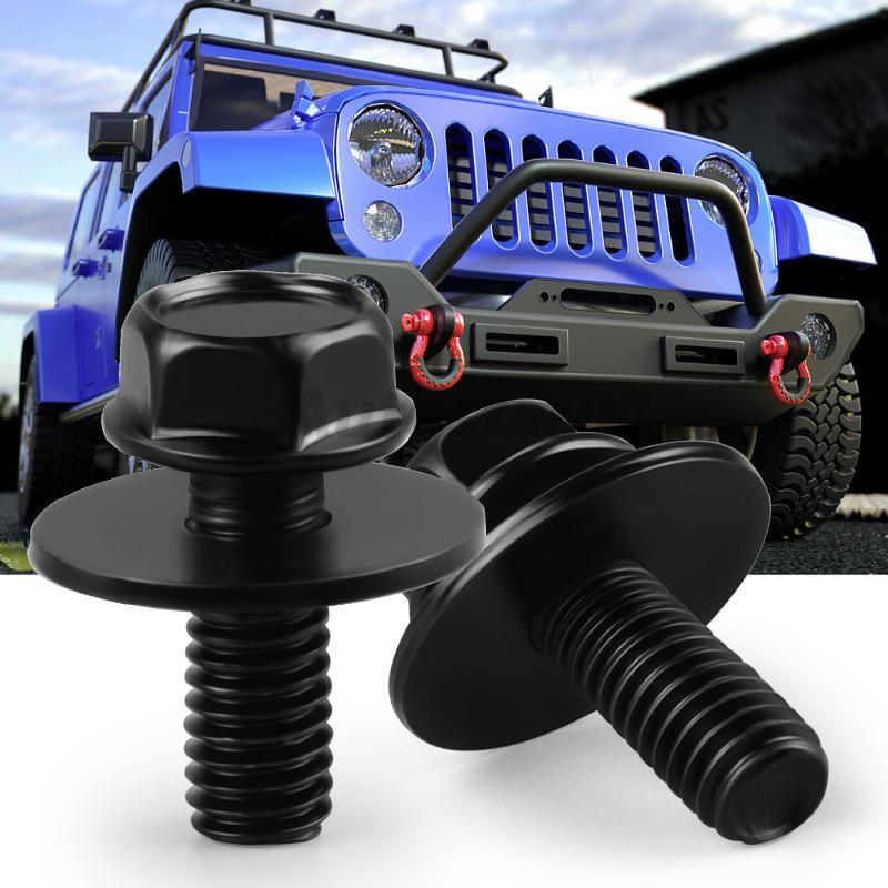 Car Body Bolts Screw Fastener Fender M6-1.0x 16mm Long-10mm Hex-17mm Washer NEW