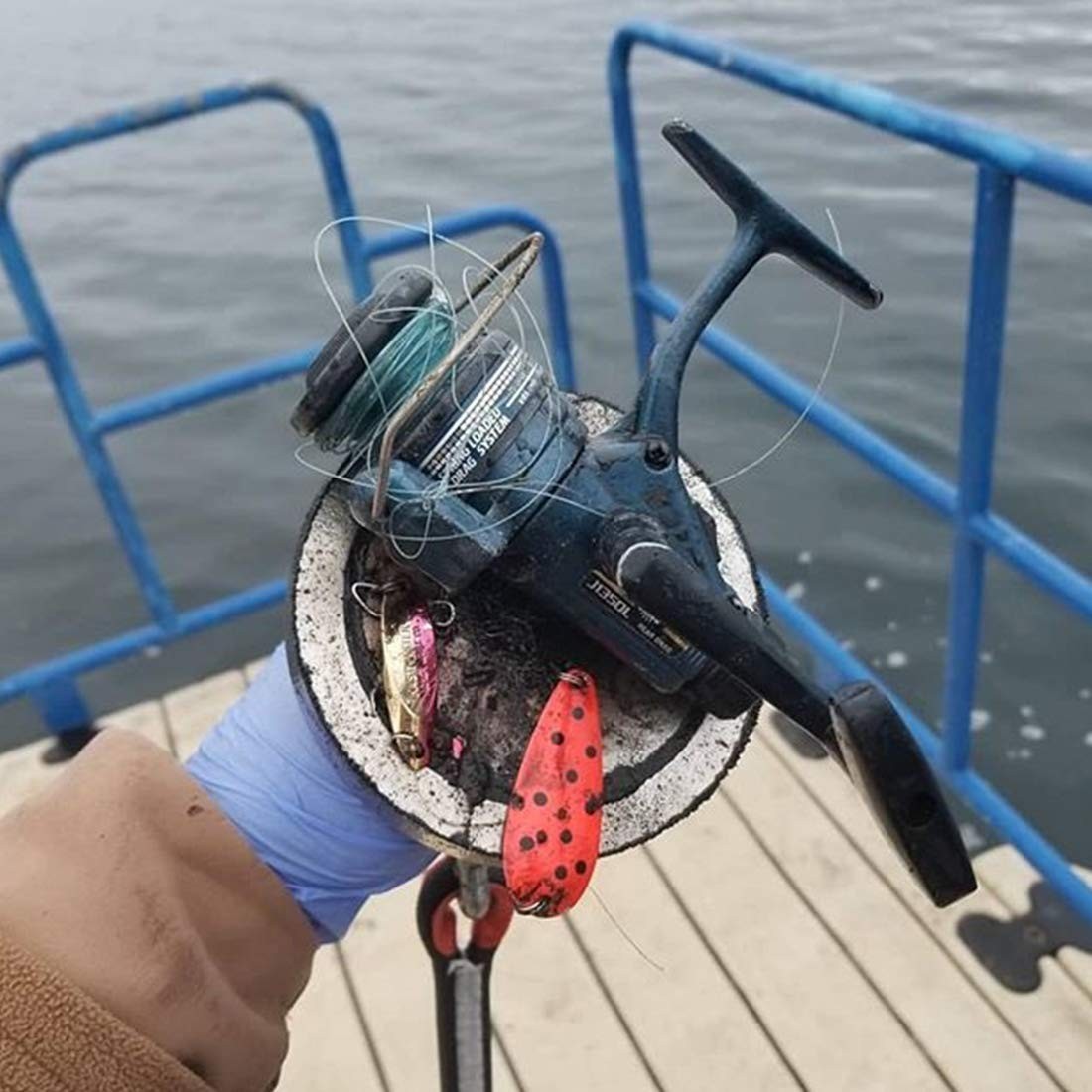 1200LBS Magnet Fishing Kit with Case, Super Strong Neodymium Fishing Magnets
