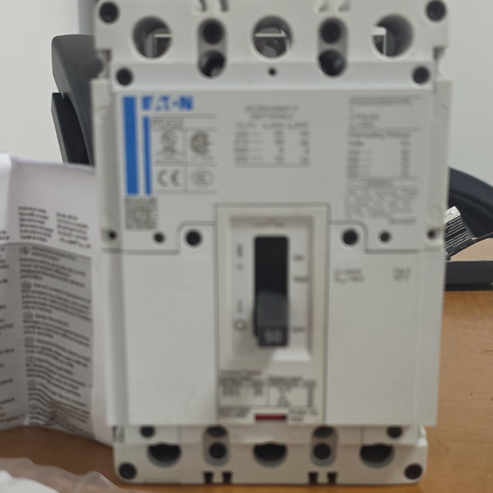 Eaton PDG23G0050TFFL Circuit Breaker 50A 3-Pole 600V Trip Indicator