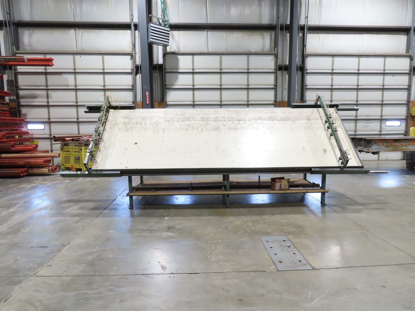 5’x 16′ Face Frame Assembly Table Pneumatic Dual Clamp Steel Frame