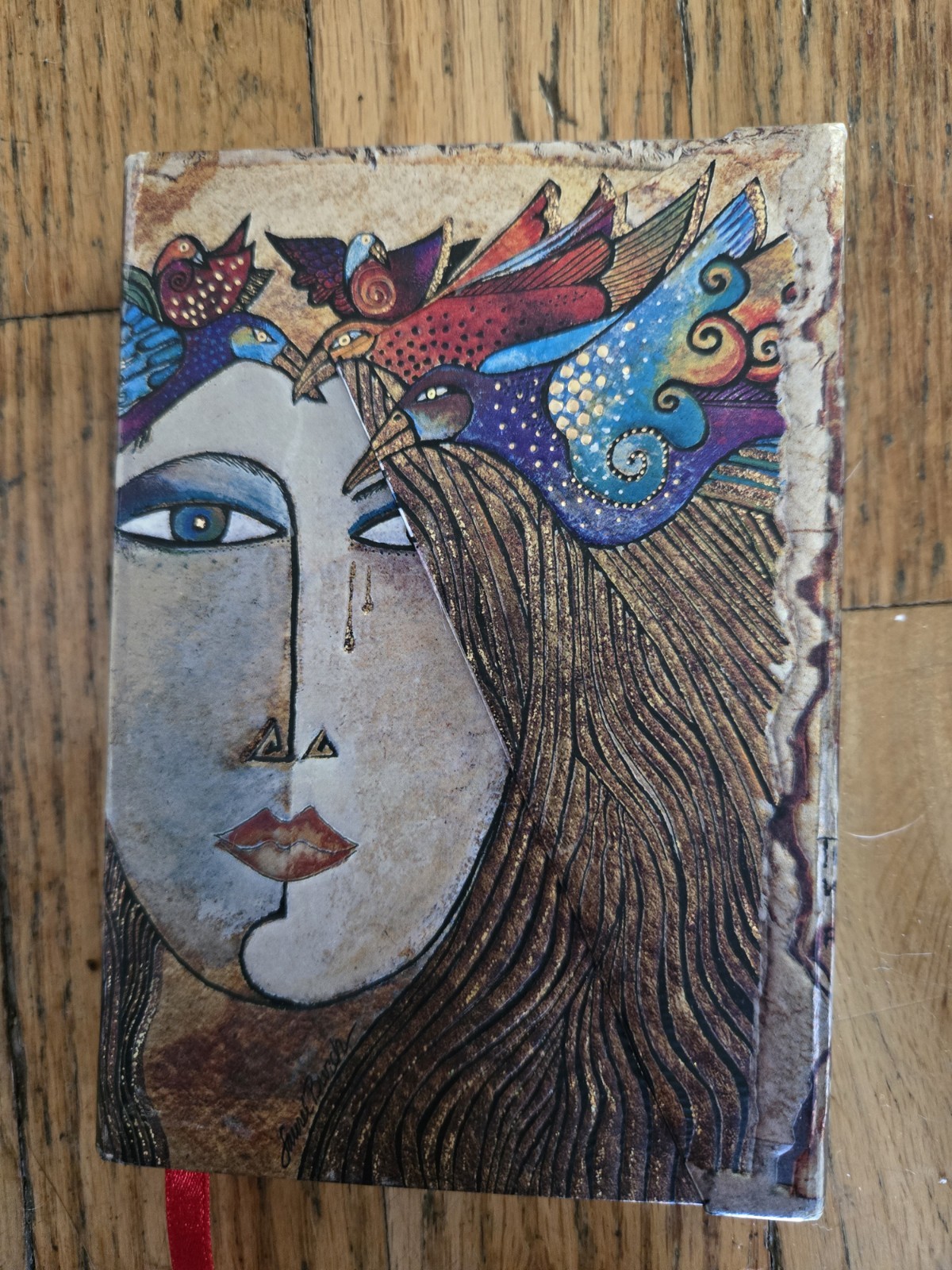 Laurel Burch paper blanks notebook ‘the eyes had no tears’