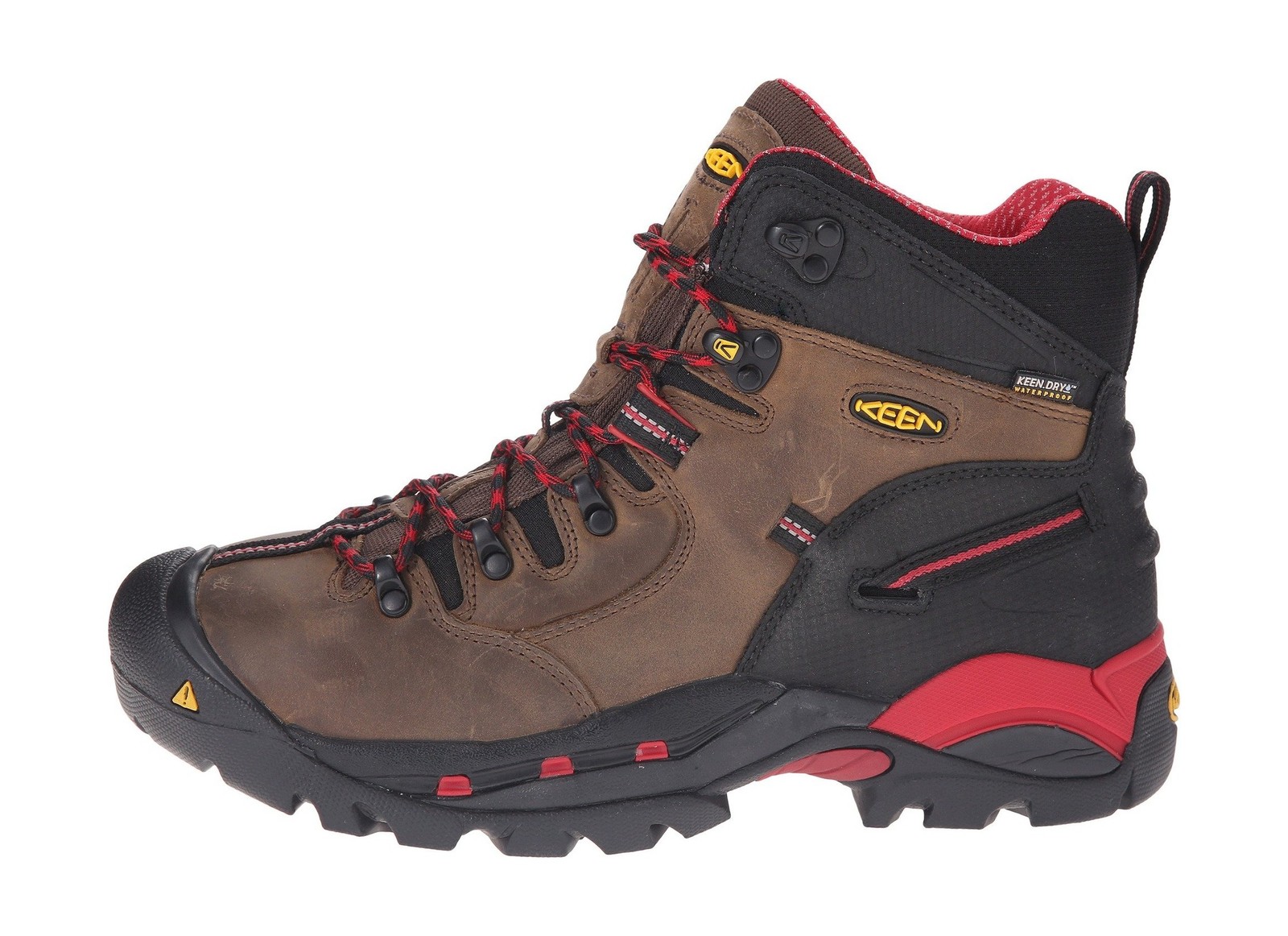 KEEN Utility Men’s Pittsburgh 6″ Leather Waterproof Steel Toe Work Boots 10