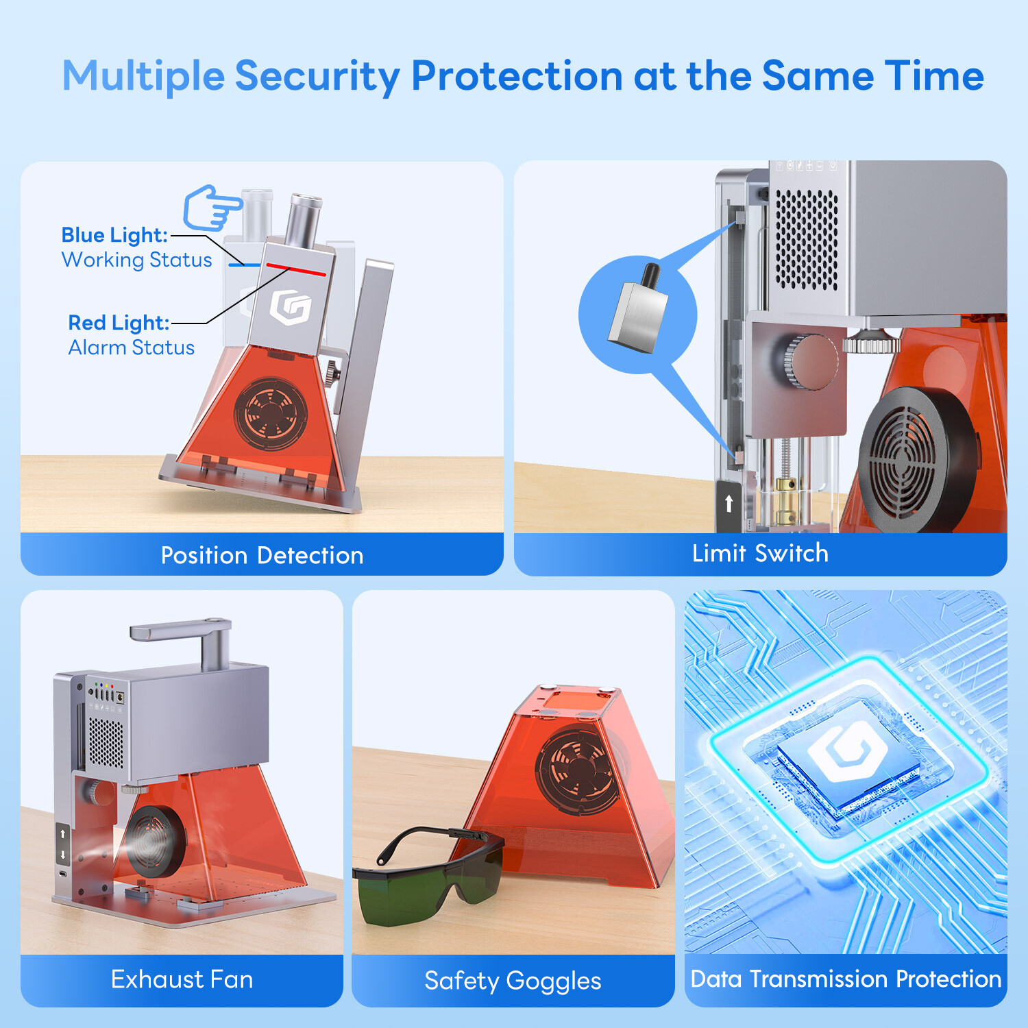 LONGER Nano Laser Engraver High Precision Engraving Laser Cutter Portable NEW