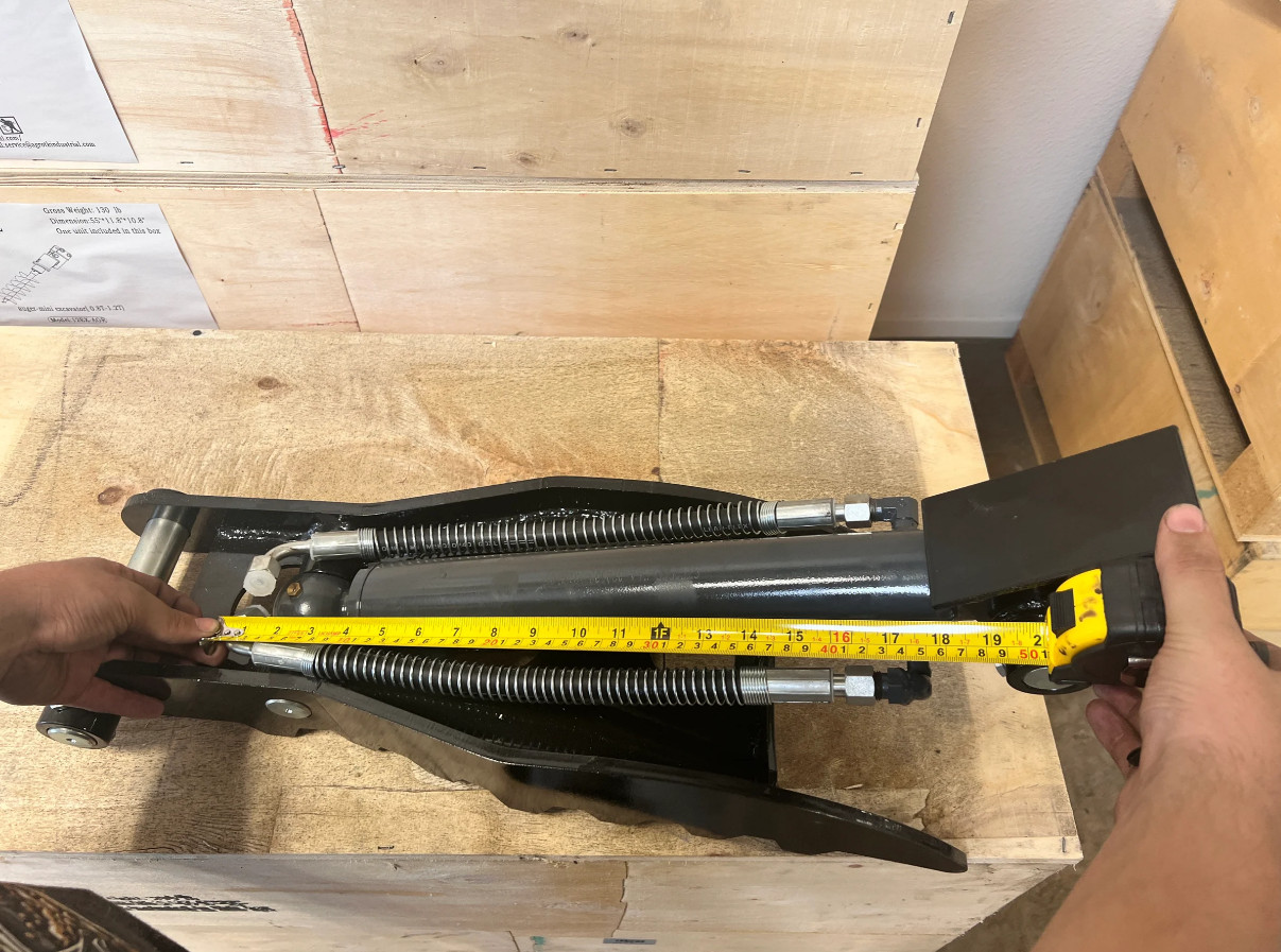 Agrotk Weld-On Hydraulic Thumb Attachment For STE17SR Mini Excavator Digger