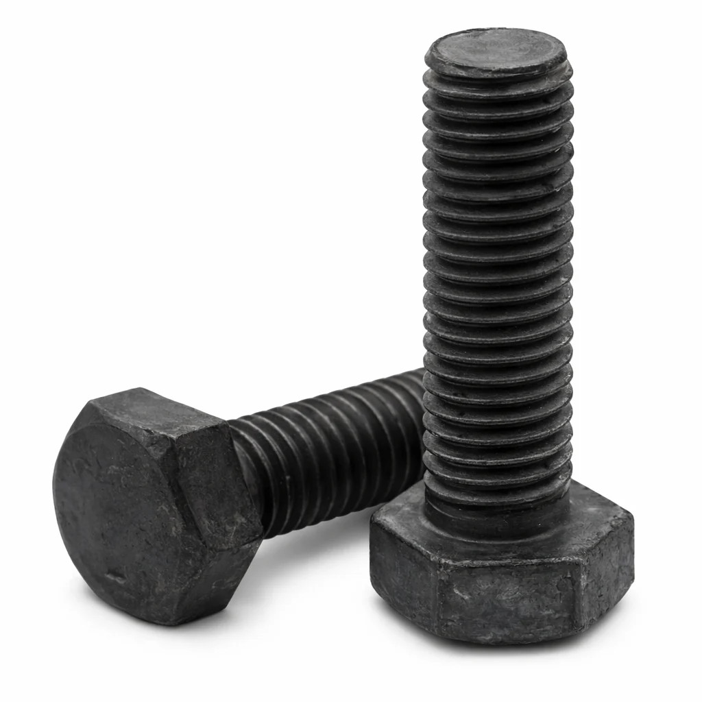 BULK BOX! 1 1/8″-12×3 1/2″ Hex Cap Screws Grade 8 Fine Plain Alloy 25pcs
