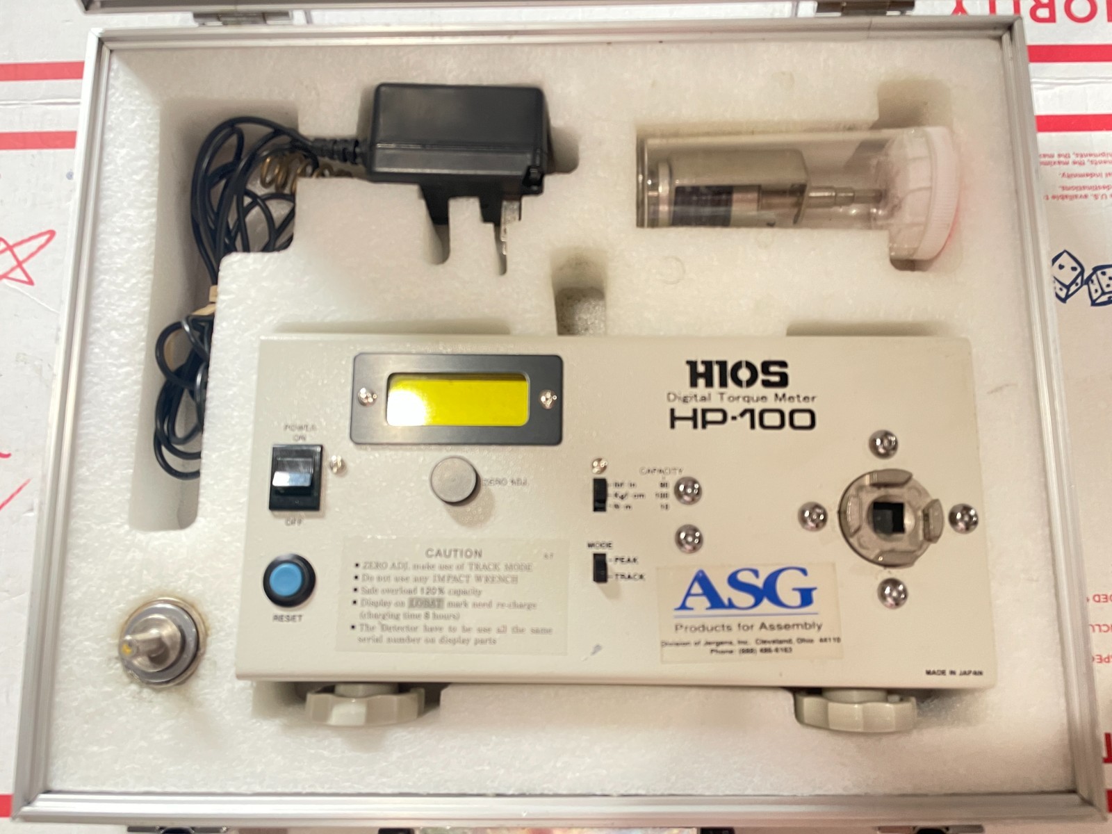US HP-100 Digital Torque Meter, Torsion Meter Screw Driver Wrench Measure Tester
