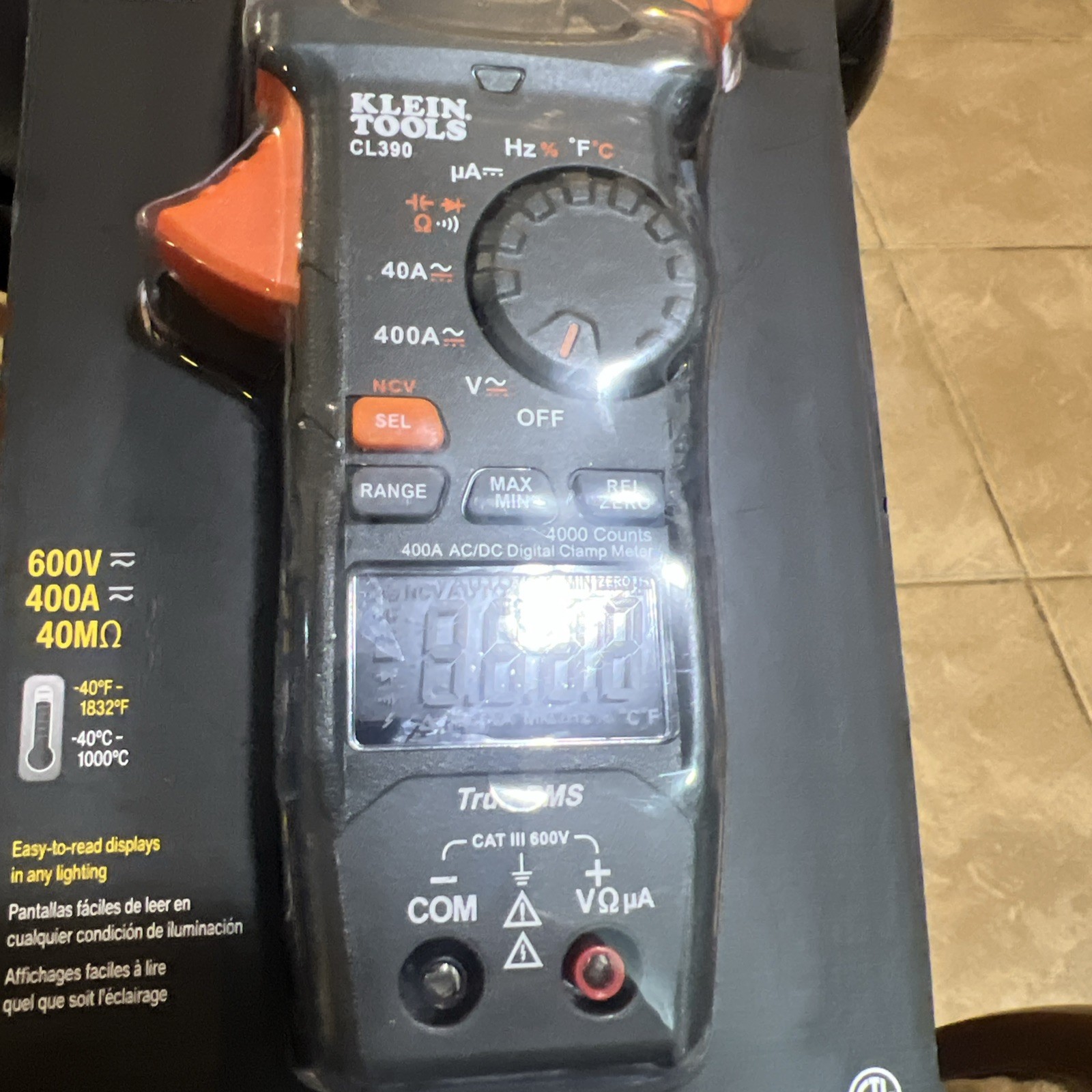 Klein Tools CL390 Auto-Ranging Digital Clamp Meter (CL390)