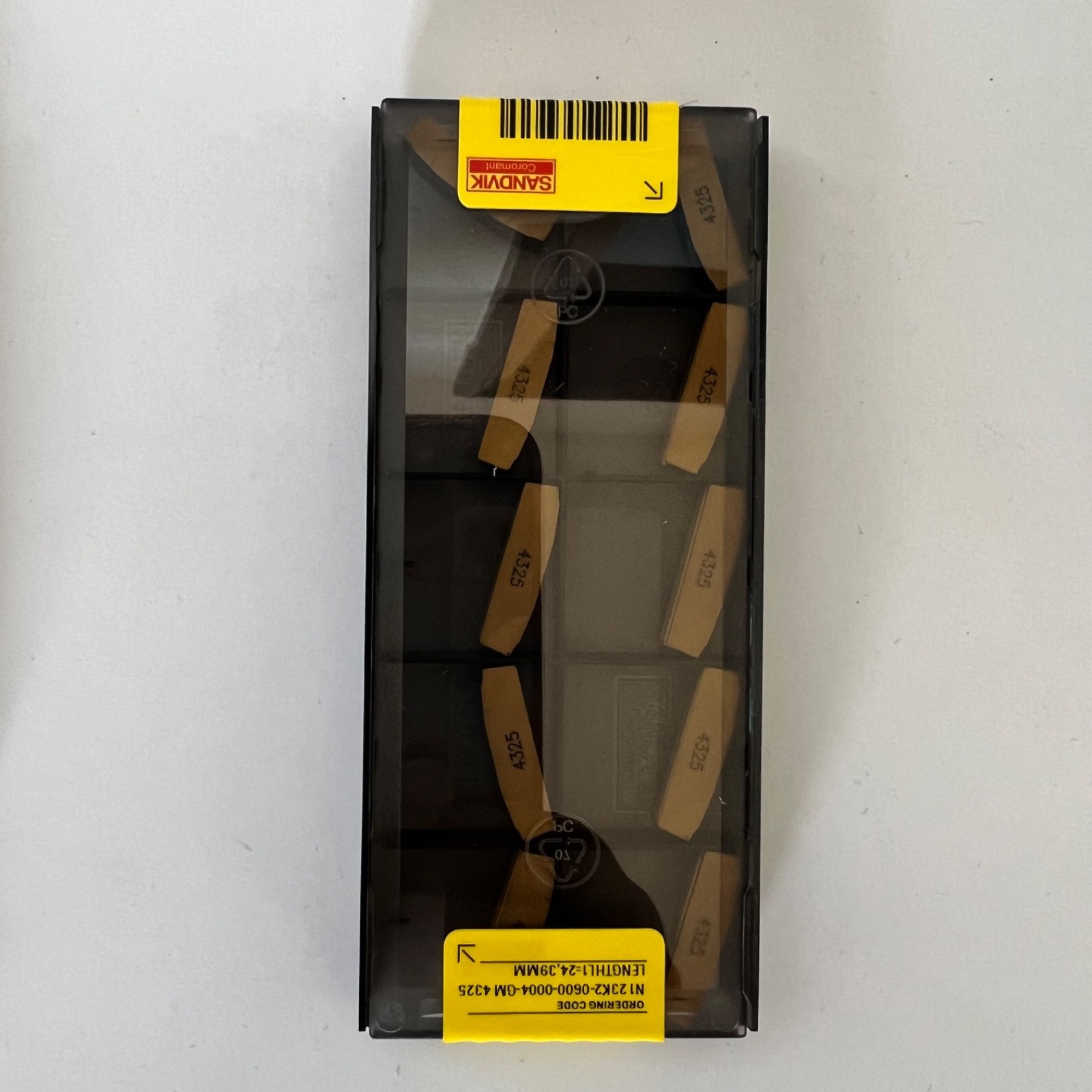 N123K2-0600-0004-GM 4325/ Sandvik / 10 PCS
