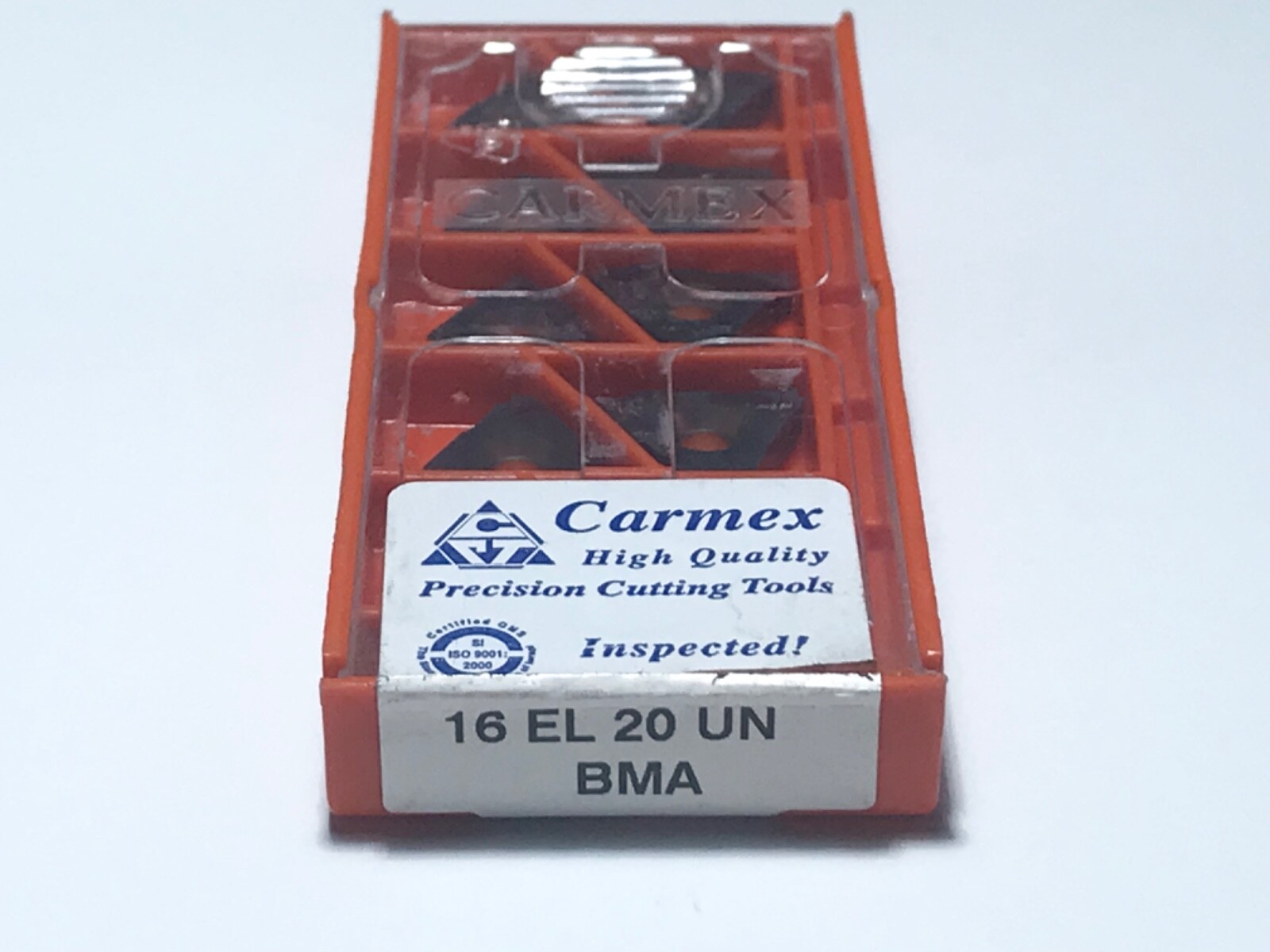 CARMEX 16 EL 20 UN BMA CARBIDE THREADING INSERTS (9PCS PER PACK)