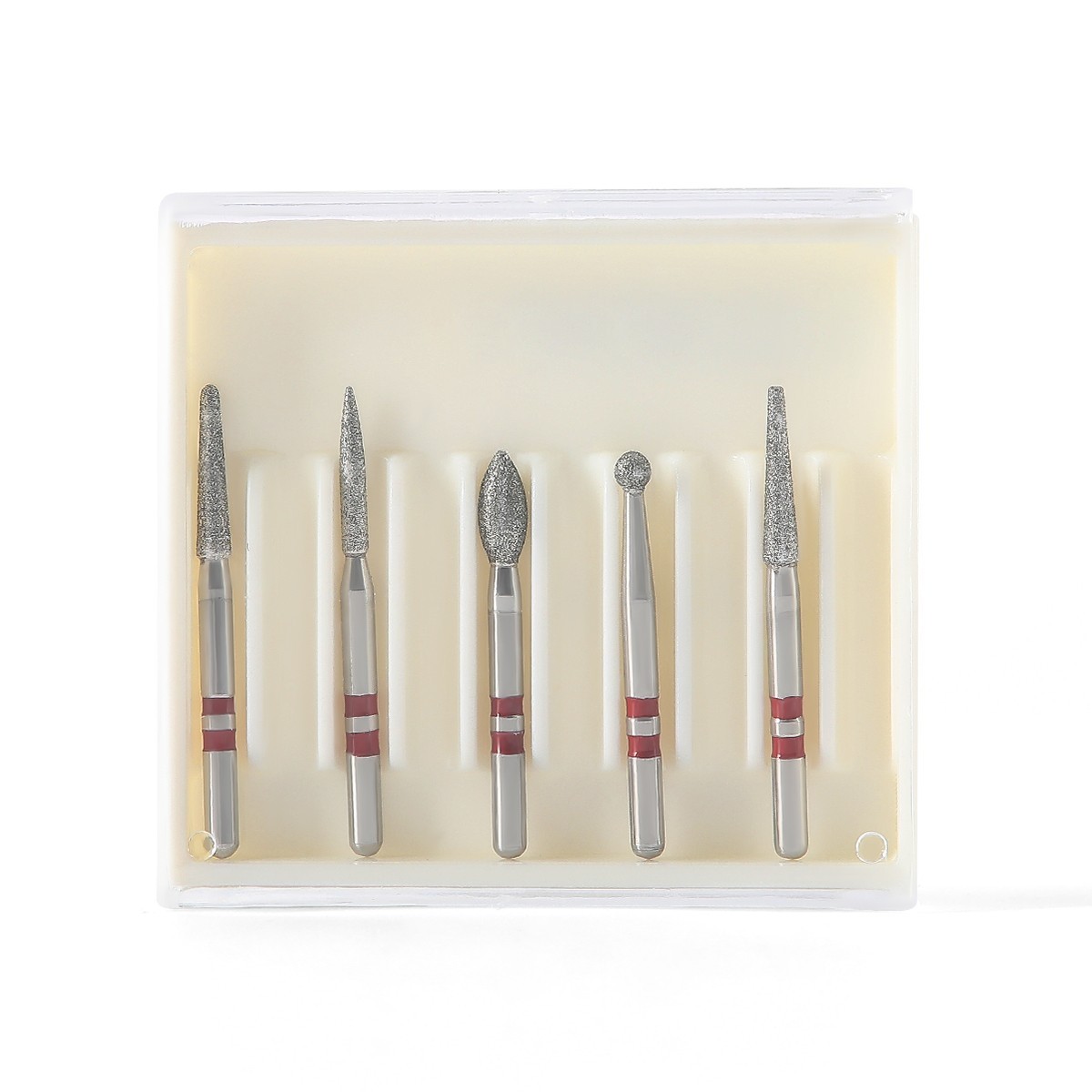 AZDENT Dental Diamond Burs Kit High Speed FG 1.6mm for Cutting Zirconia USA