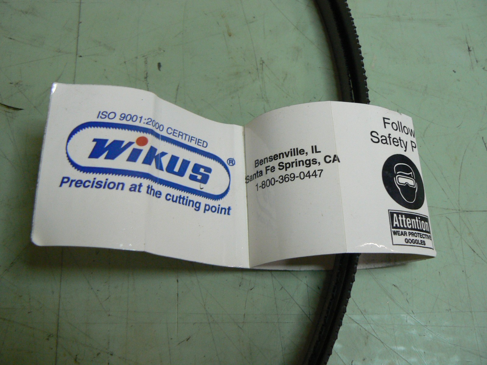 WILKUS BAND SAW BLADES 1/2″ X 0,035″ – 8-12 TPI – 14′, 8.000 IN – *3 BLADES*