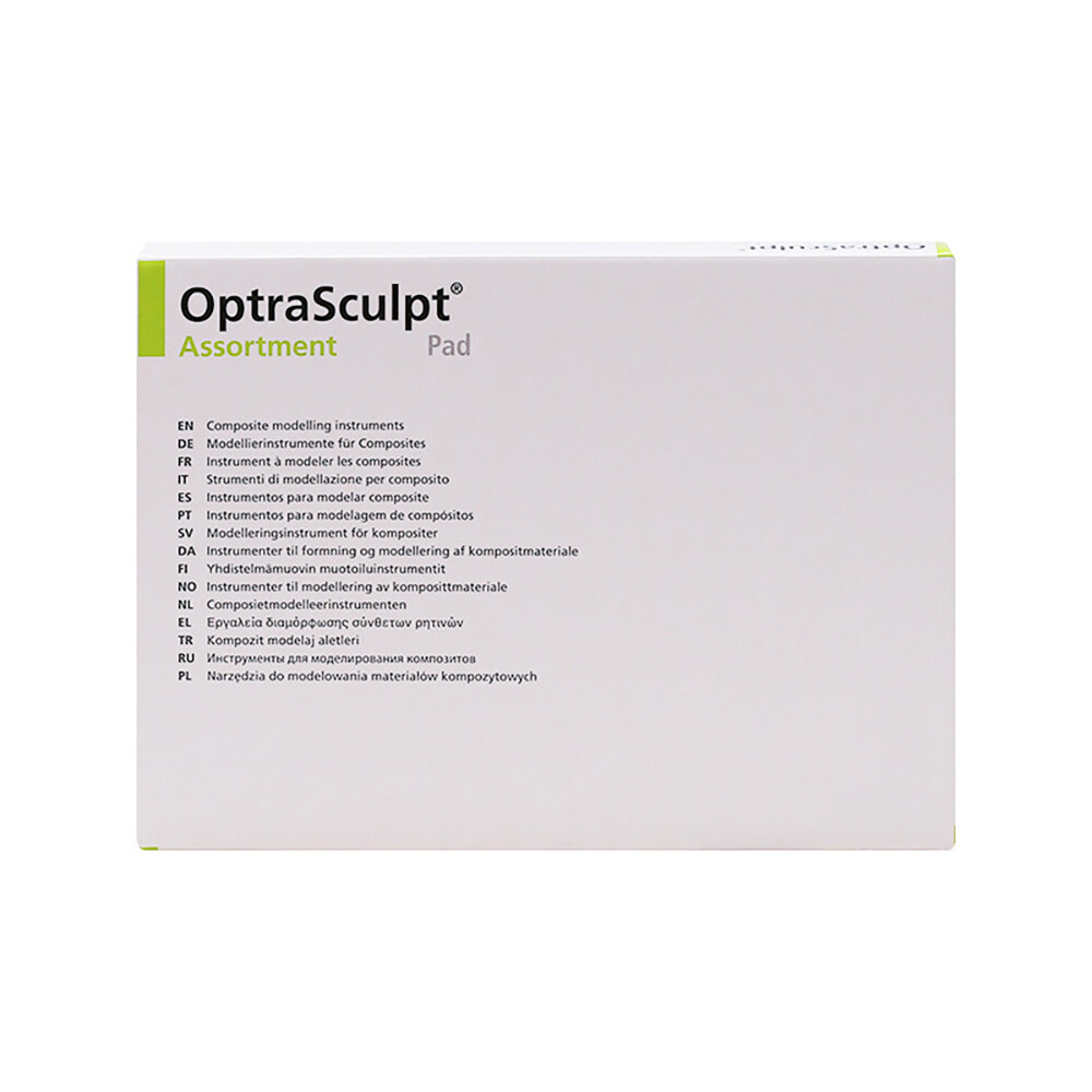Dental OptraSculpt Foam Pads Kit Veneer Composite Resin Filling Spatula Handle