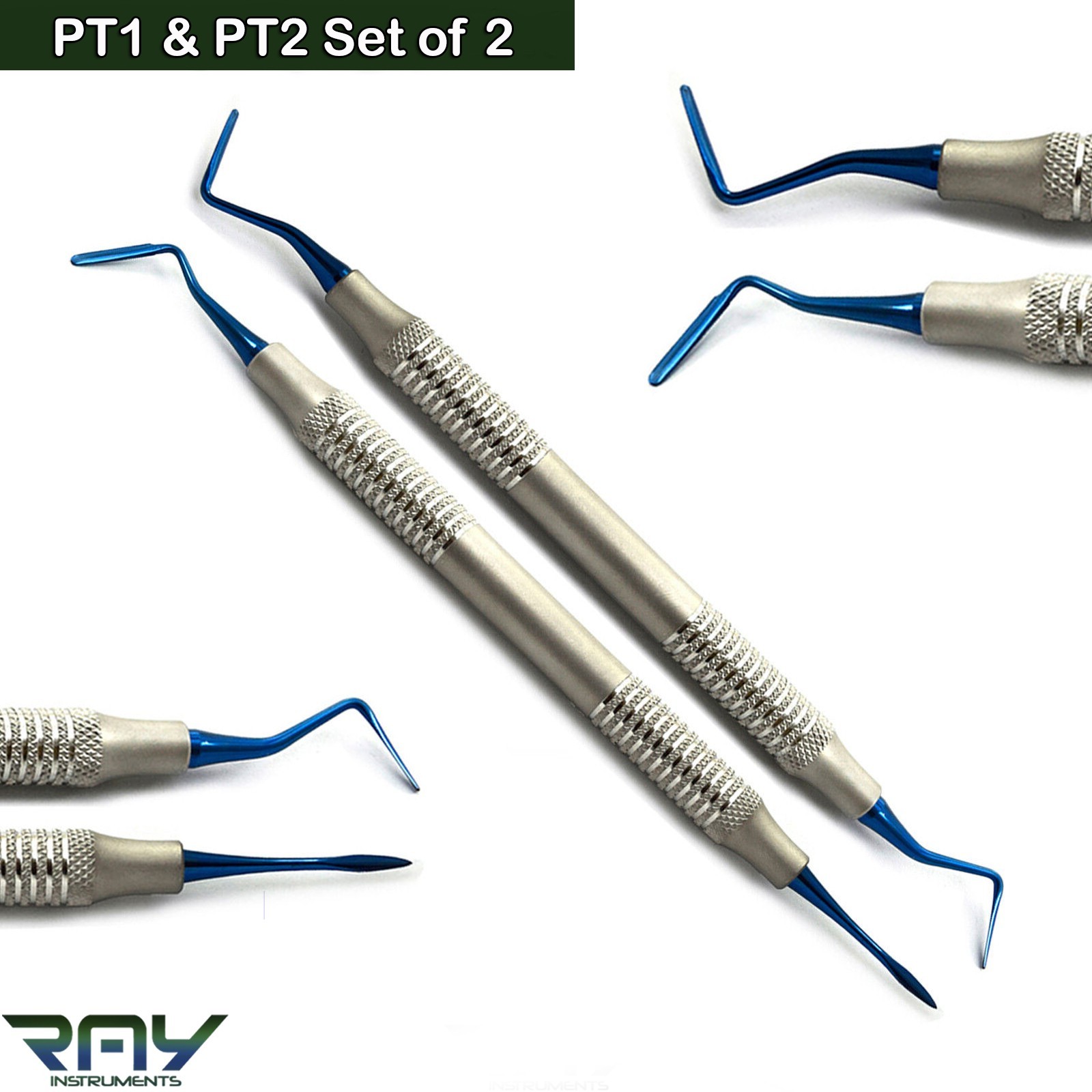 10 Pcs Dental Periodontal Tunneling Procedure Kit Implant Surgery Instruments
